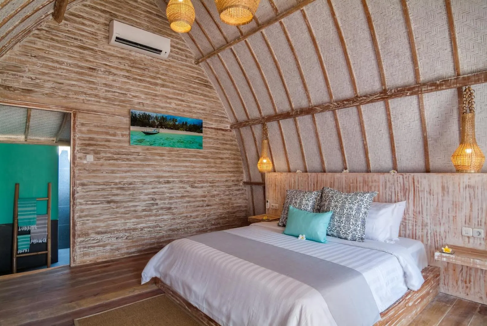 Bedroom, Bed in Gili Meno Escape - Adults Only