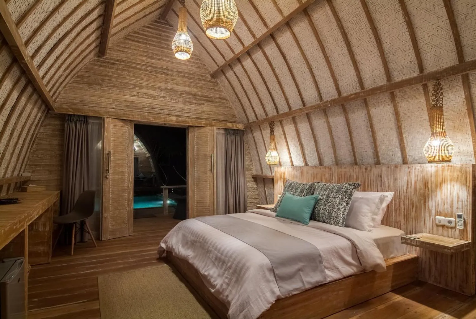 Bedroom, Bed in Gili Meno Escape - Adults Only