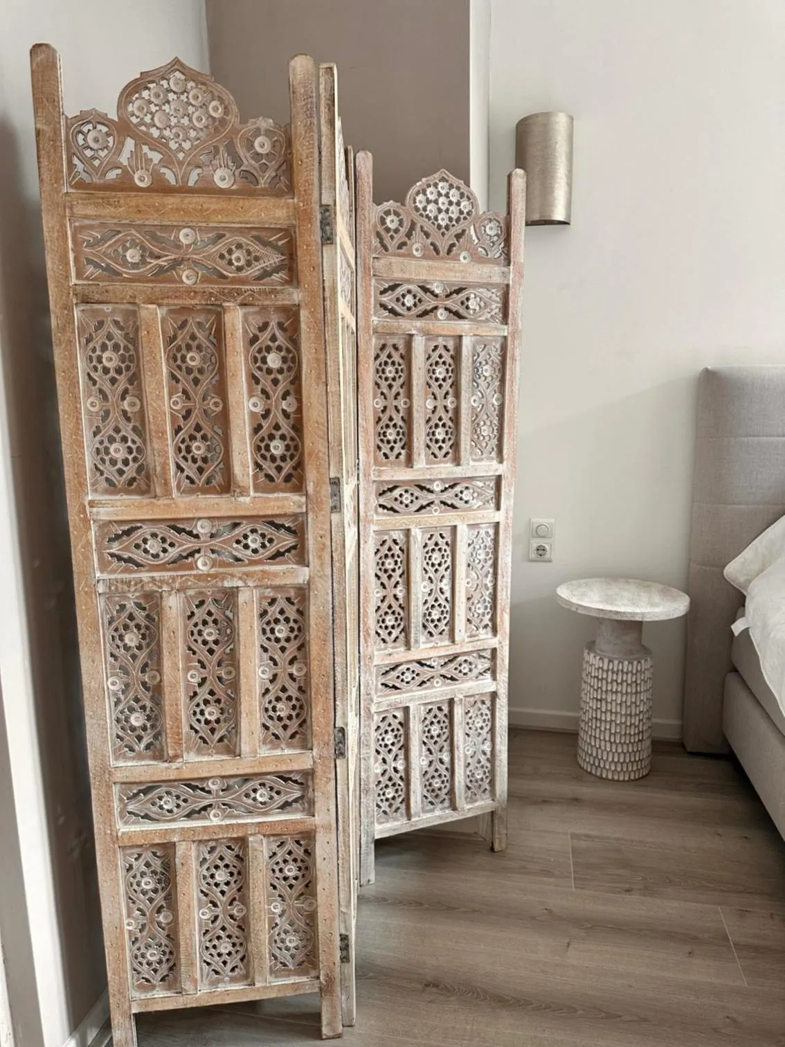 Decorative detail, Bed in ZEN b&b