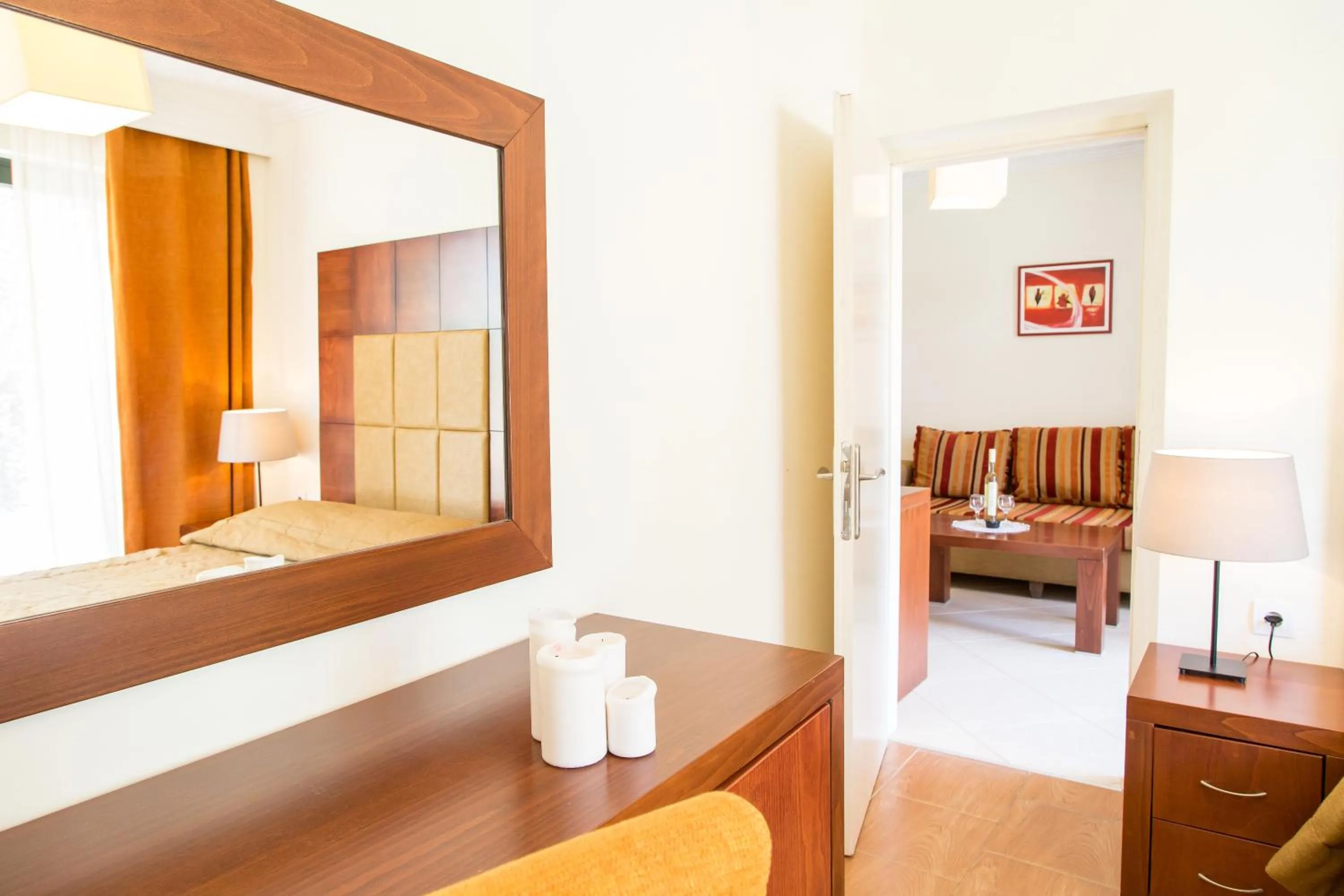 Shower, Bed in Village Mare