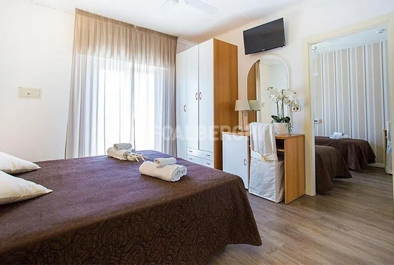 Bed in Hotel Ermeti B&B Brunch