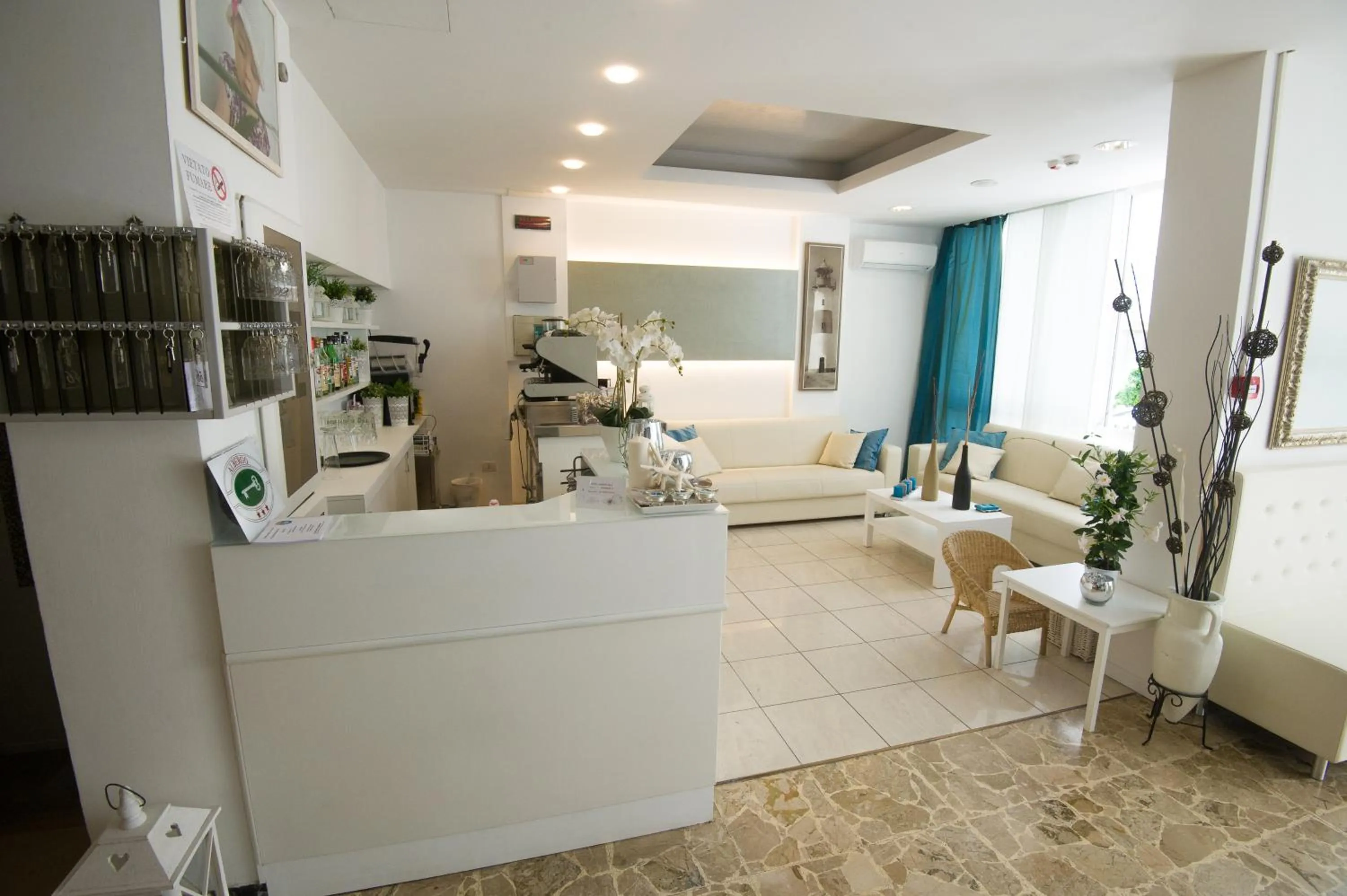 Lobby or reception in Hotel Ermeti B&B Brunch