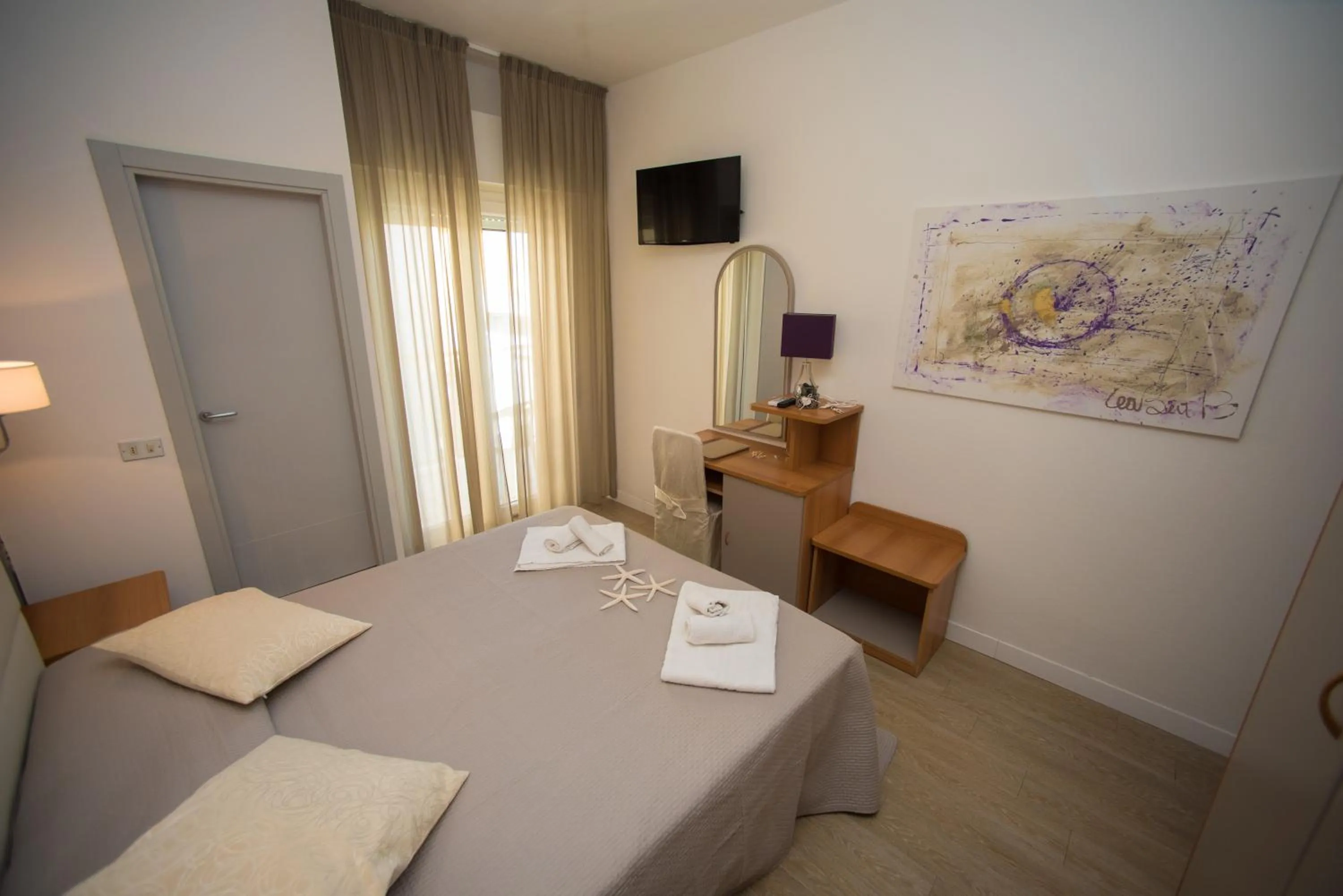 Bed in Hotel Ermeti B&B Brunch