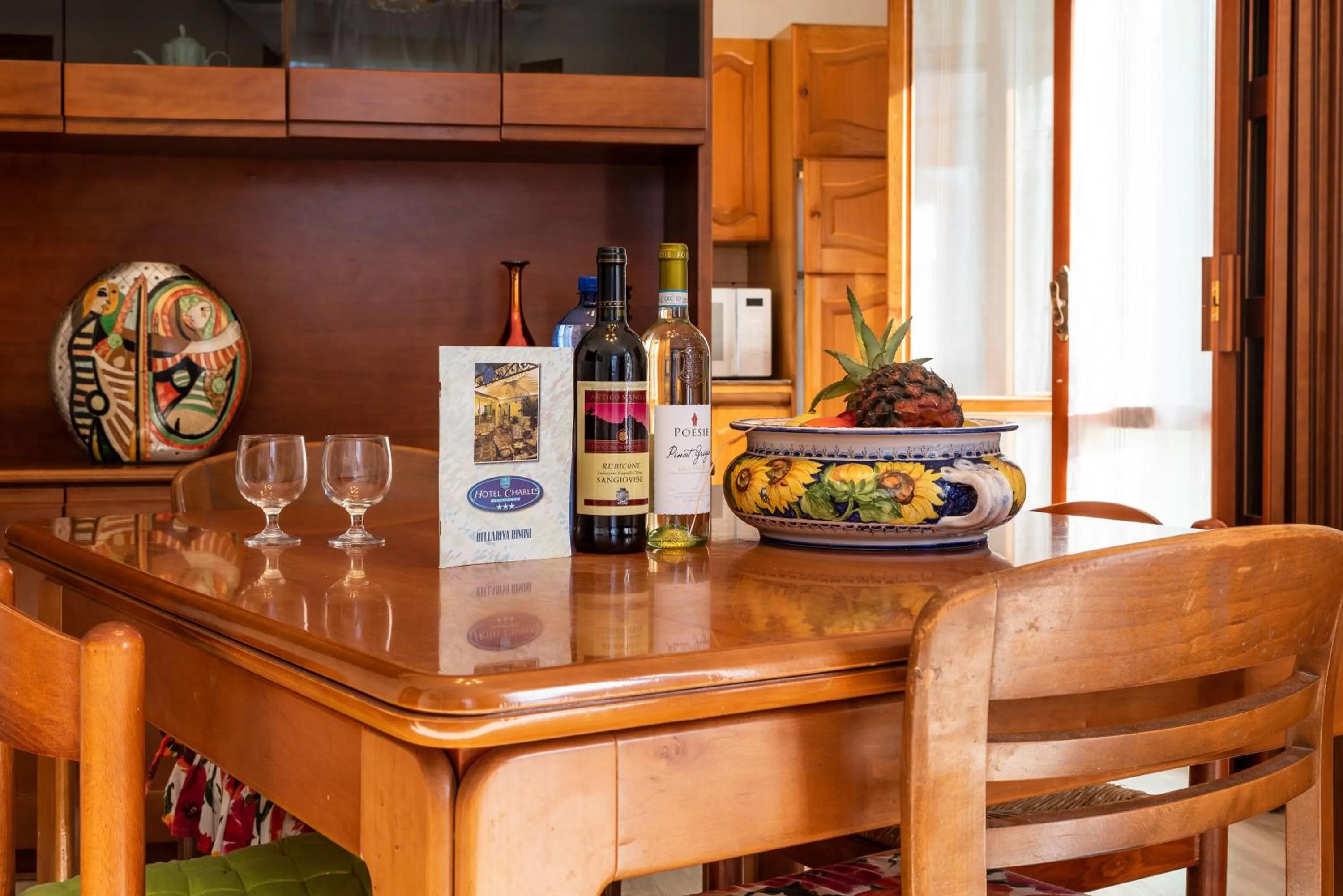 Kitchen or kitchenette in Hotel Residence Charles