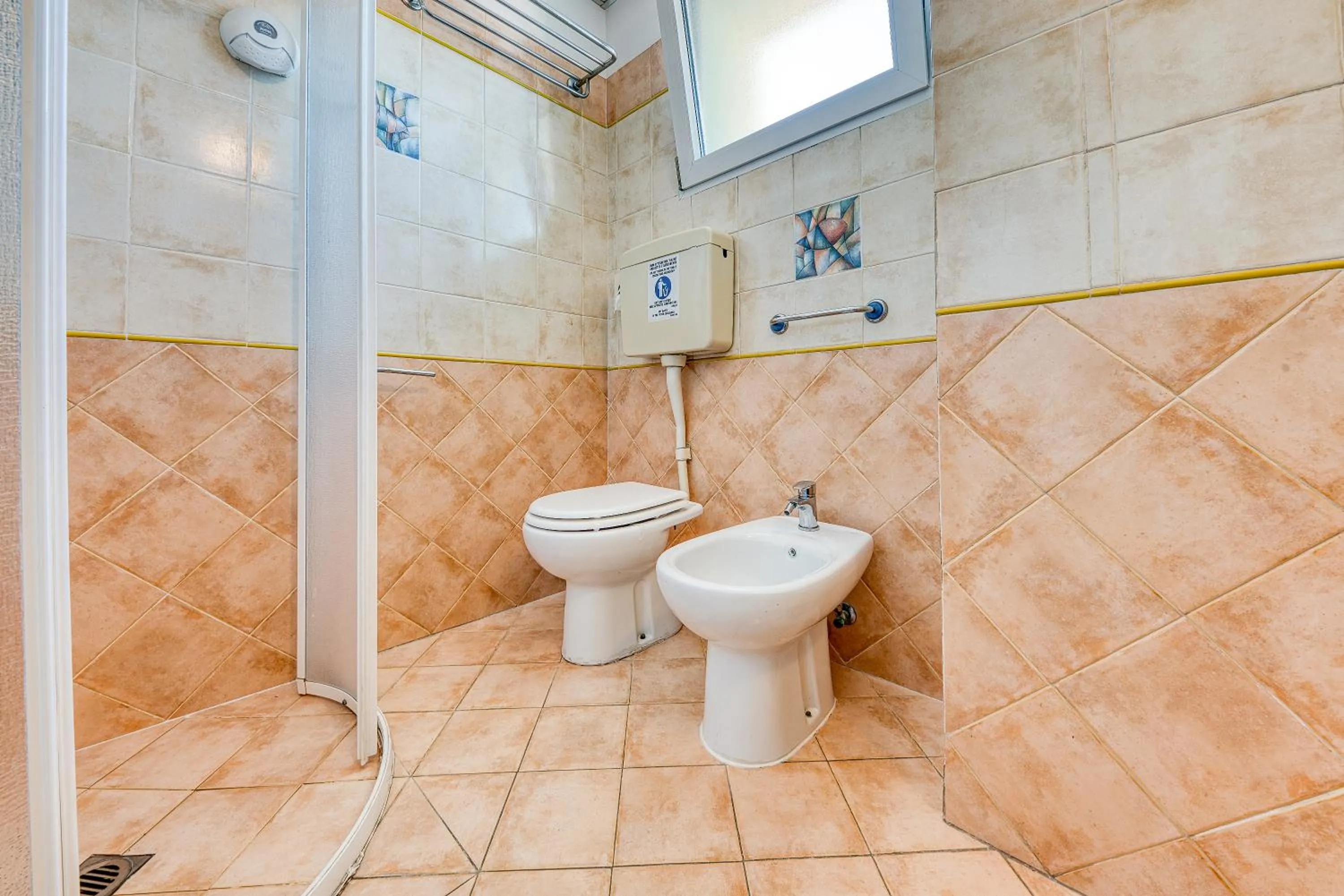 Shower in Hotel Residence Charles