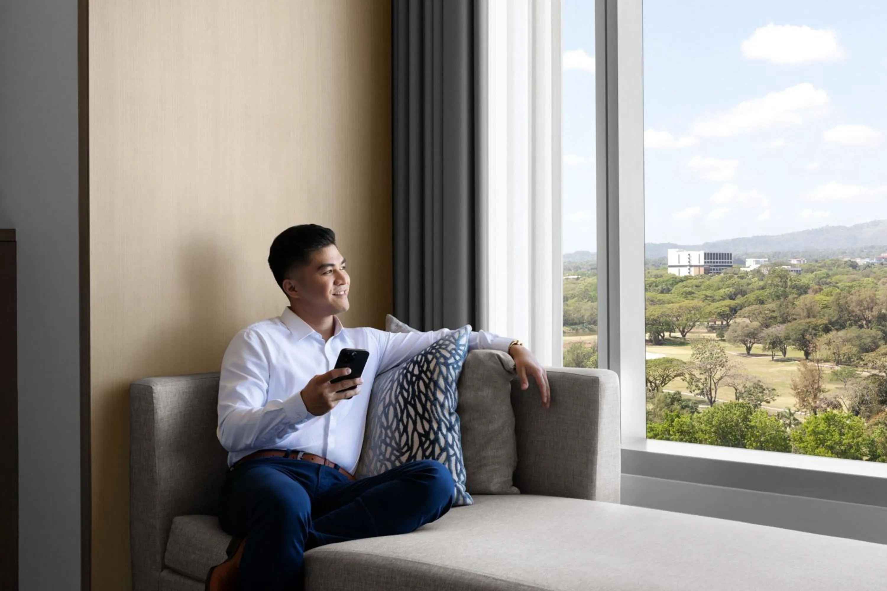 Photo of the whole room in Clark Marriott Hotel