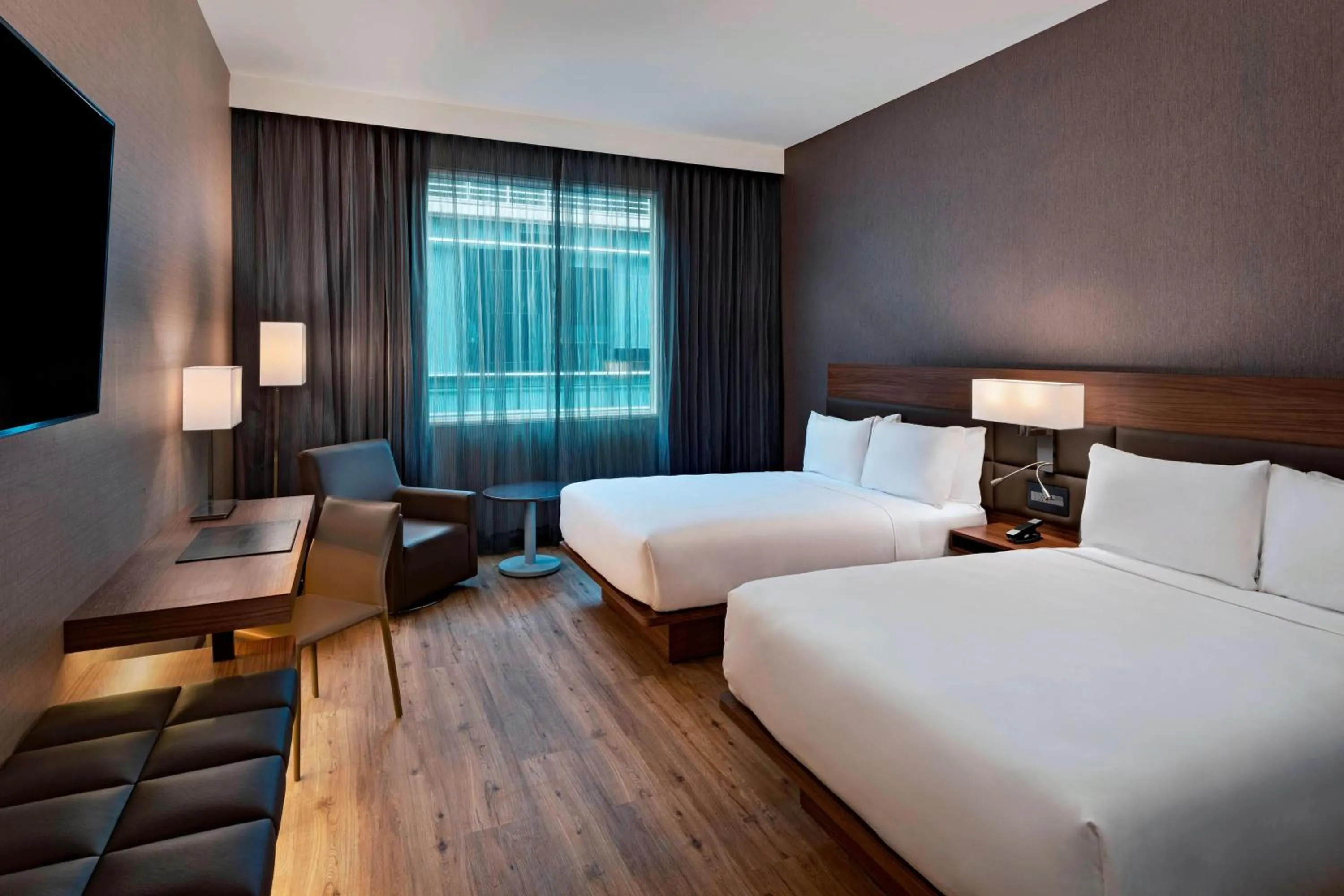 Photo of the whole room, Bed in AC Hotel by Marriott San Jose Escazu