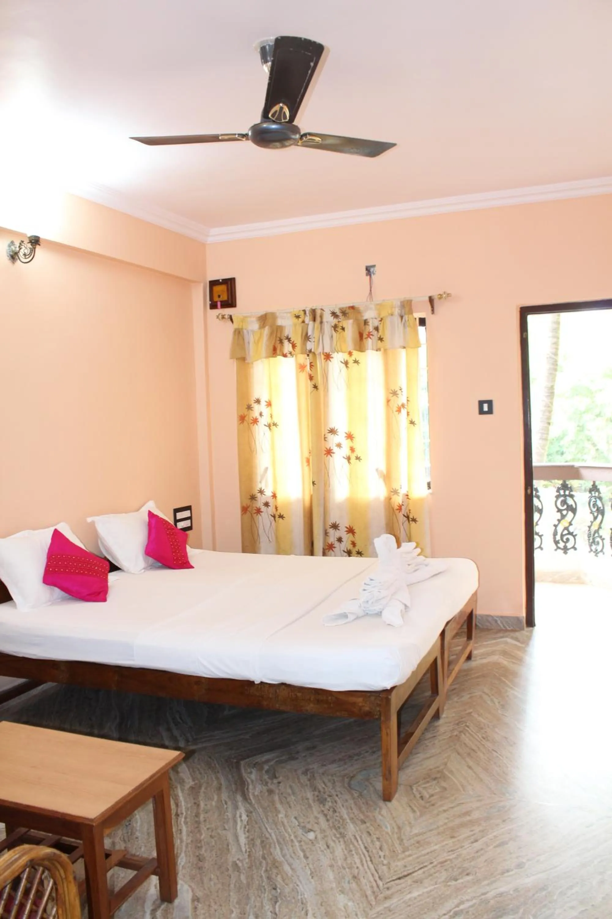 Bed in Sea View Resort