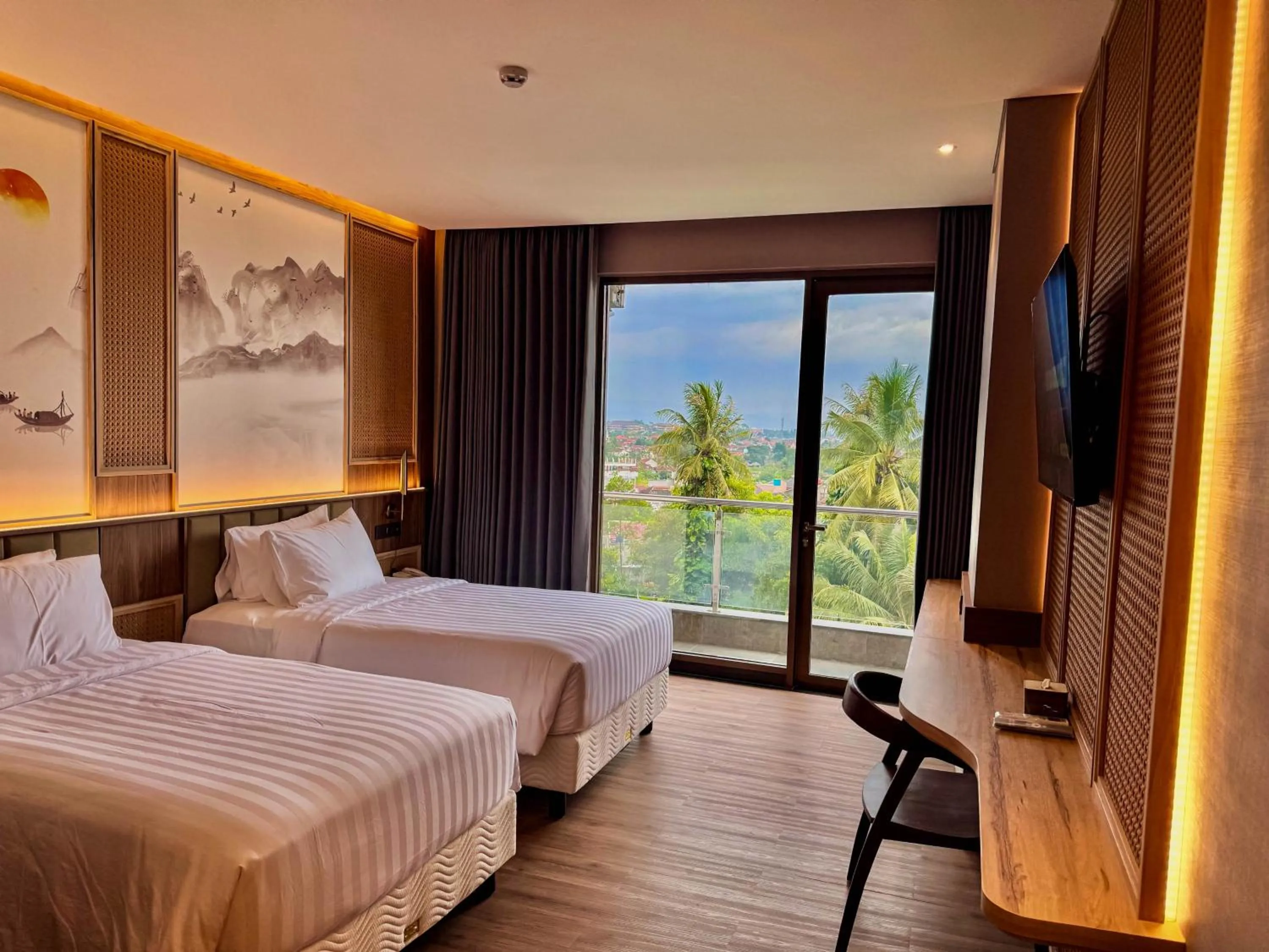 Bed in Cahaya Villa Garut