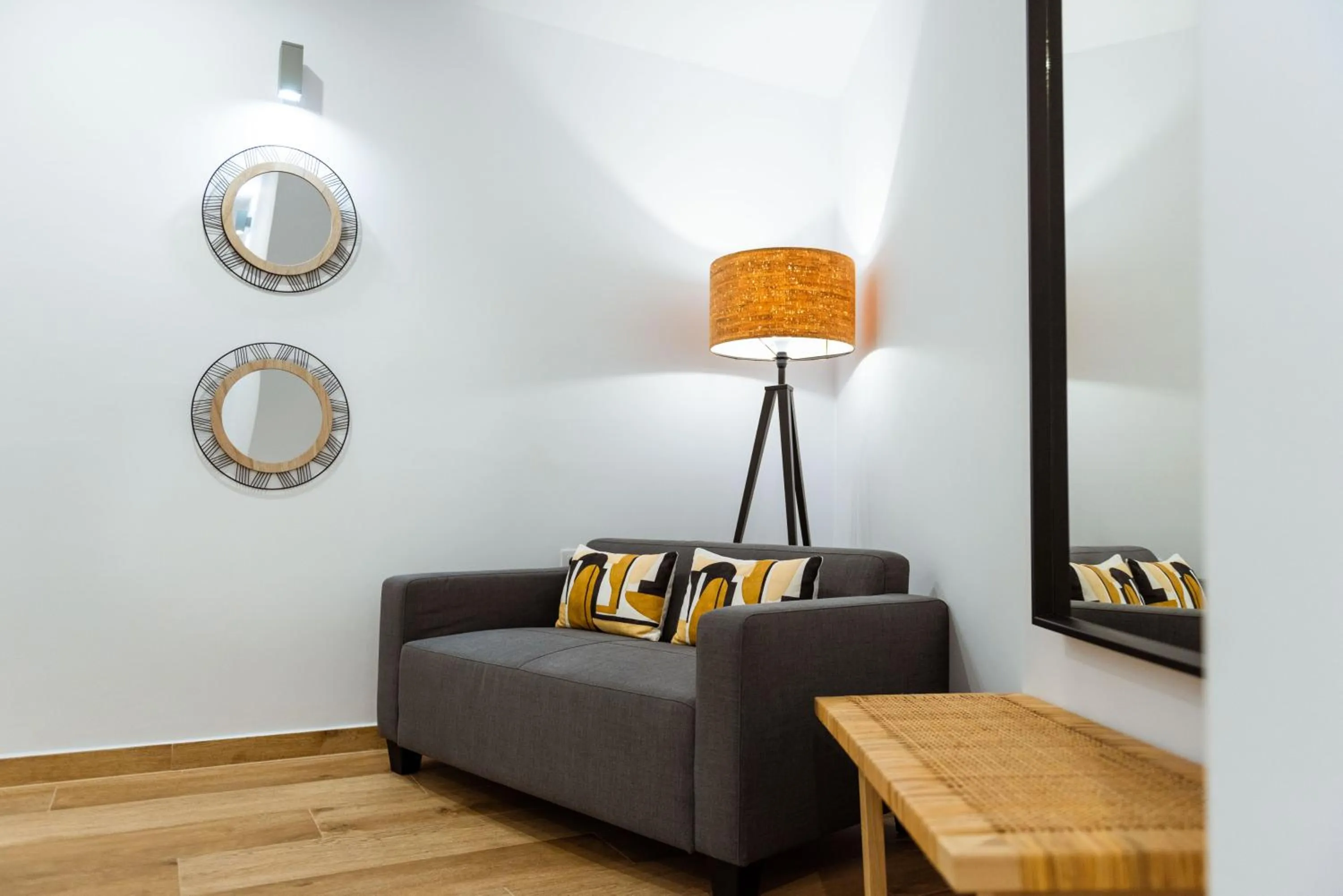 Seating area in TAKE SURF Hostel Conil