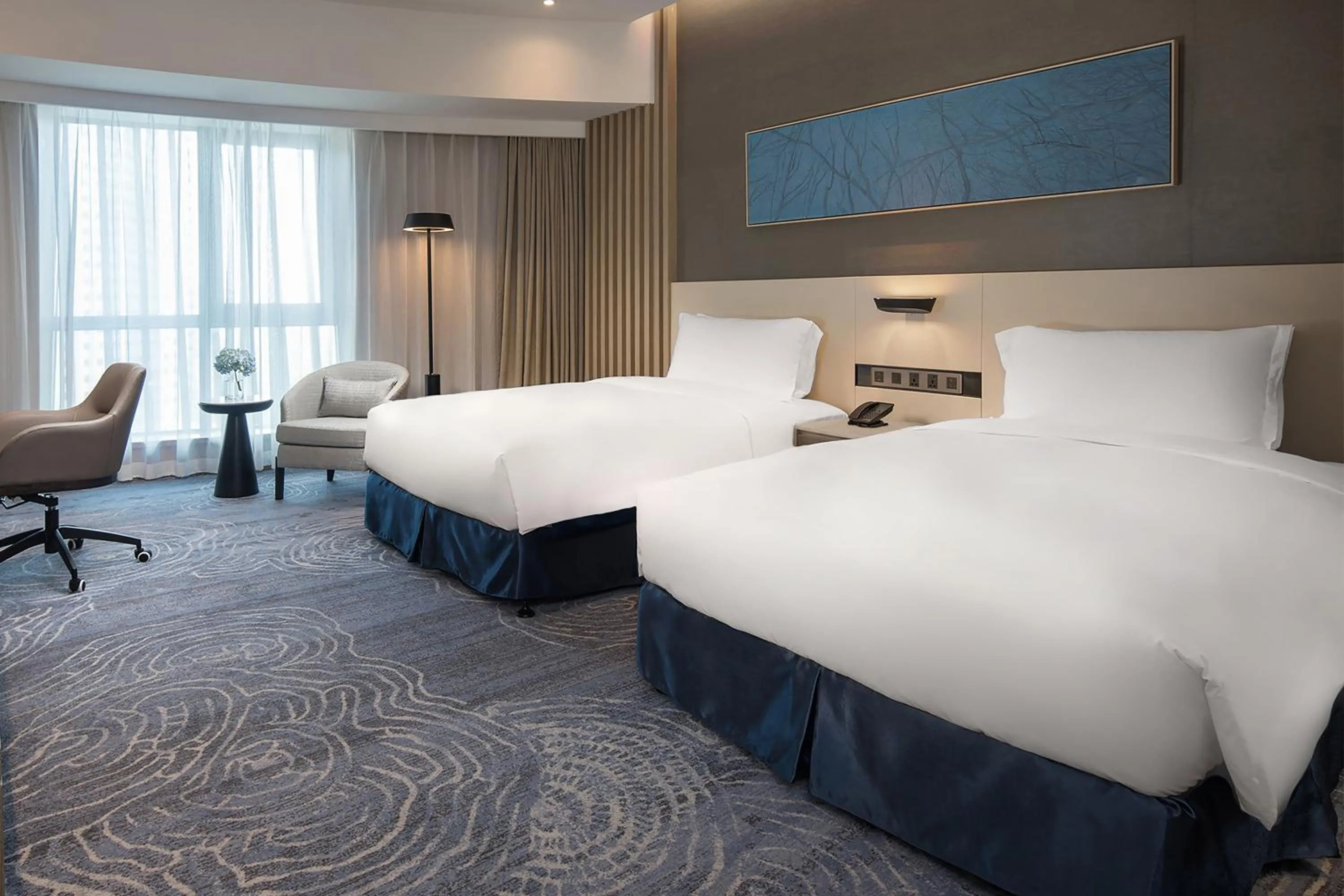 Bedroom, Bed in Holiday Inn - Nanjing South Station by IHG