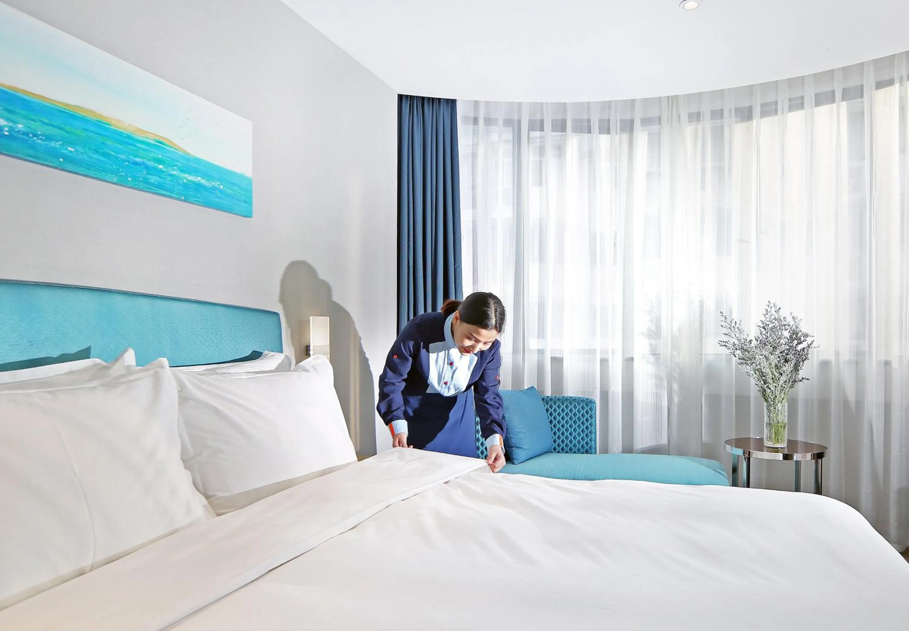 Photo of the whole room, Bed in Holiday Inn Express - Xiamen City Center by IHG