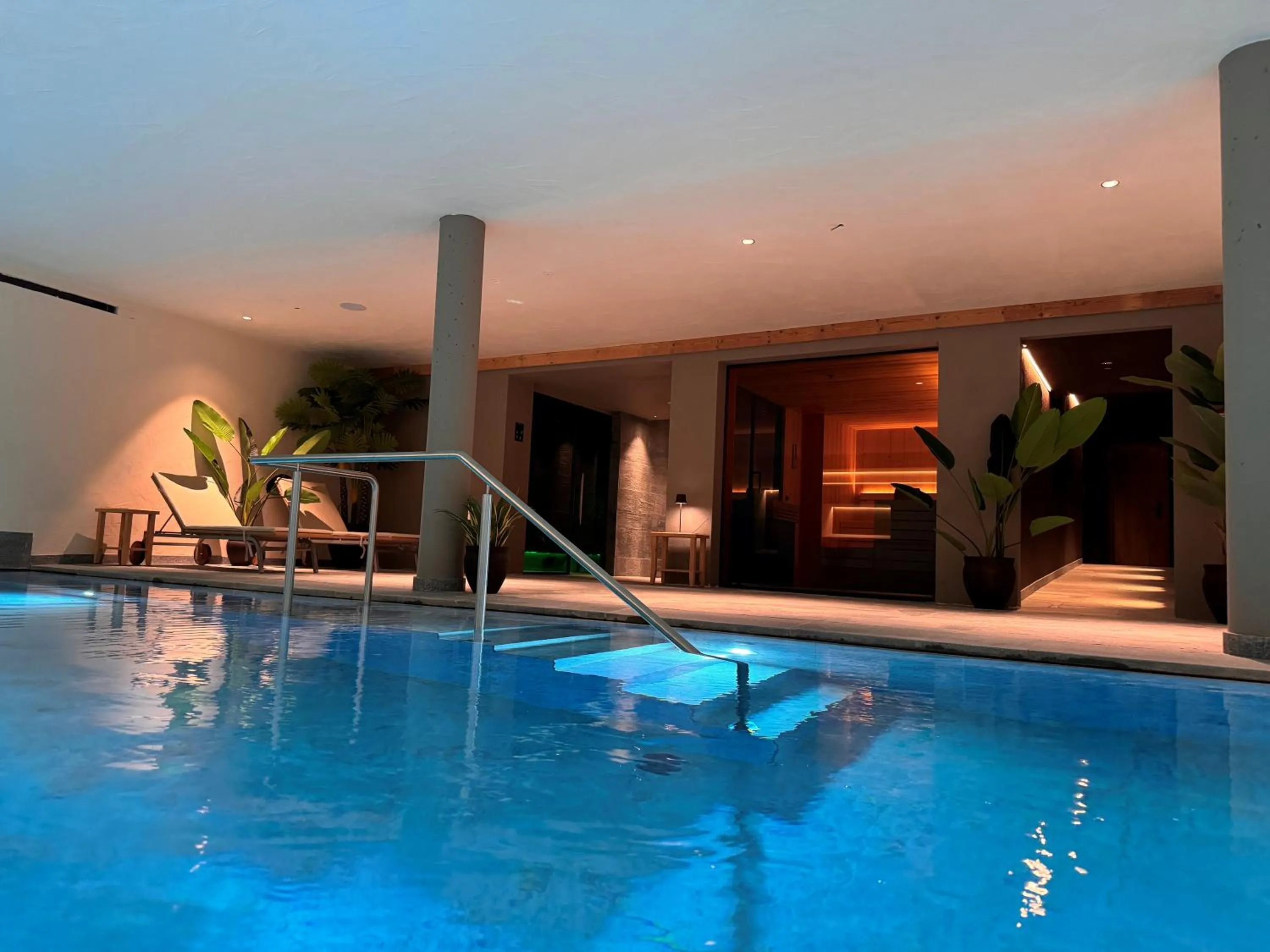 Pool view in Hotel Gran Fanes