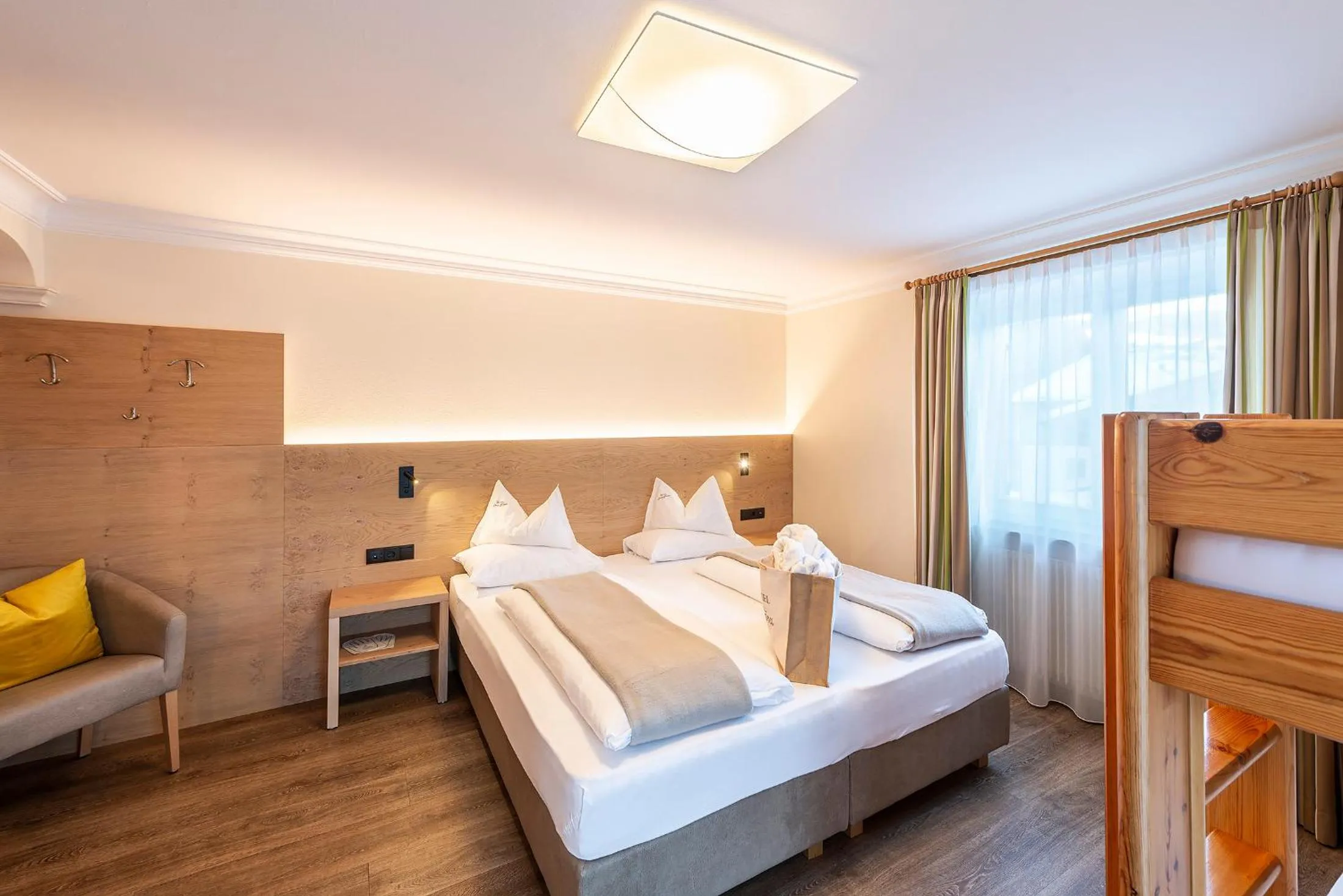 Bed in Hotel Gran Fanes