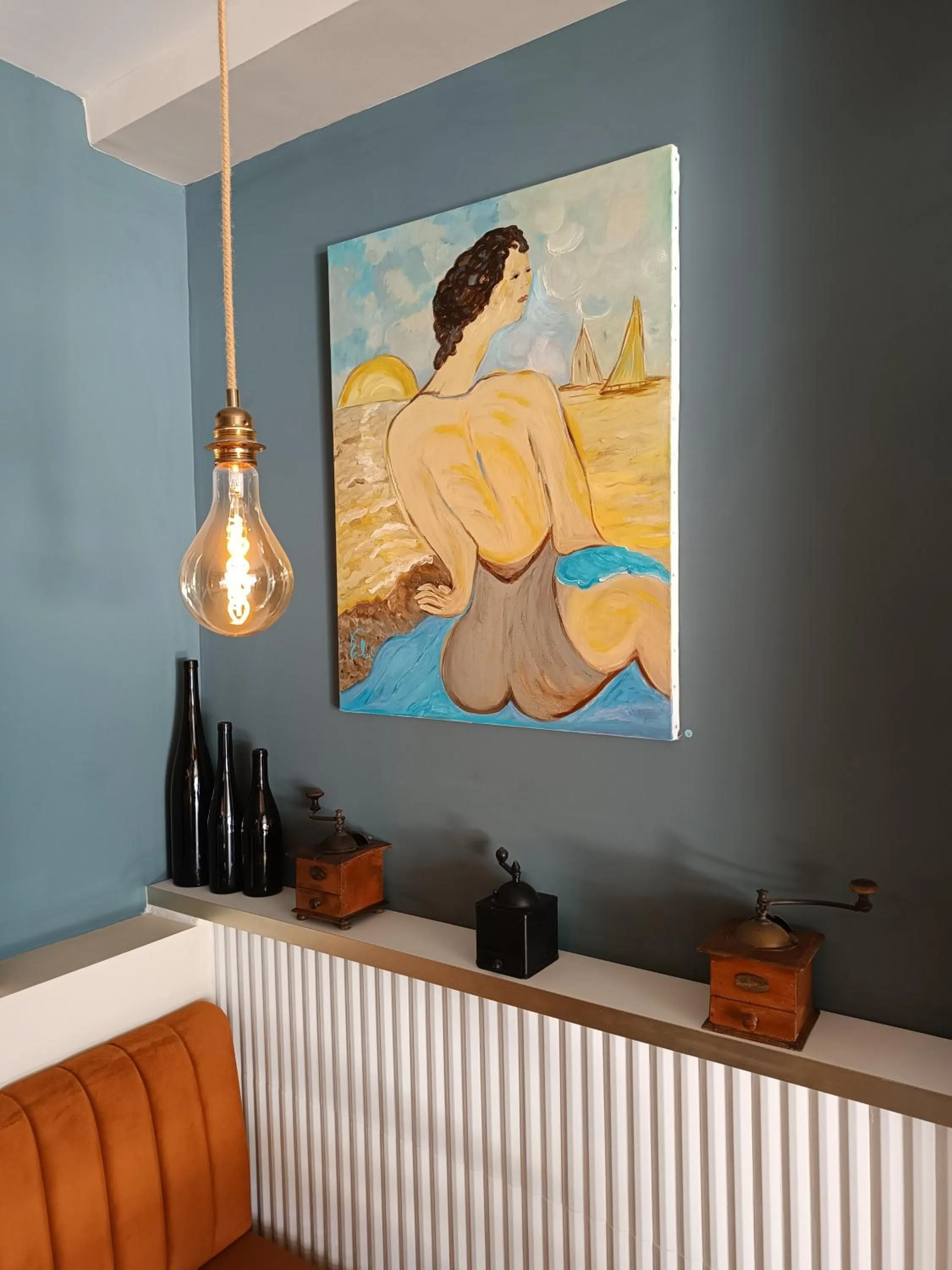 Decorative detail in Les Galets Hôtel et B&B