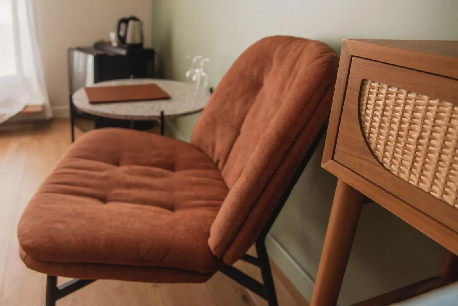 Decorative detail in Les Galets Hôtel et B&B