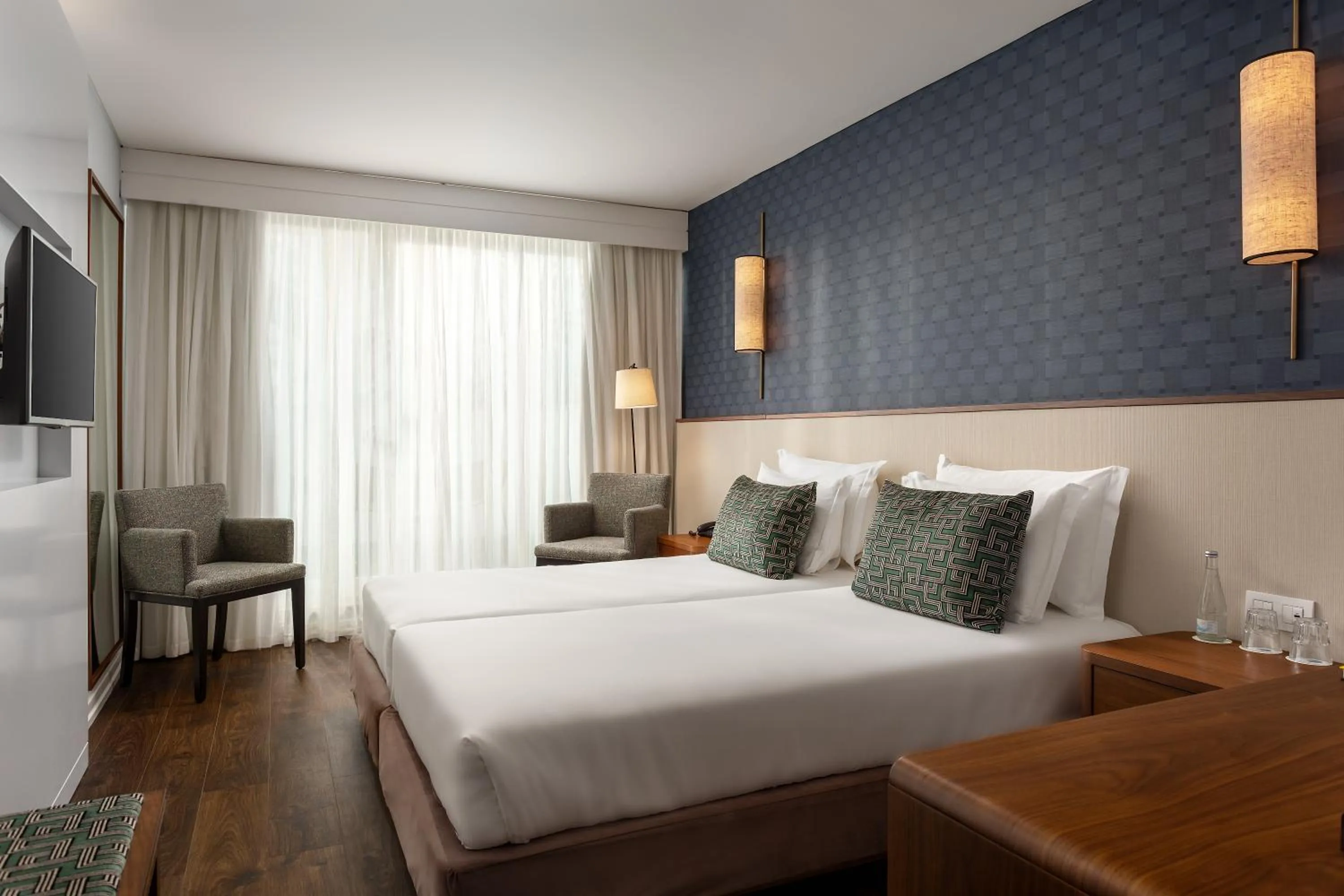 Bedroom, Bed in Hotel Baia