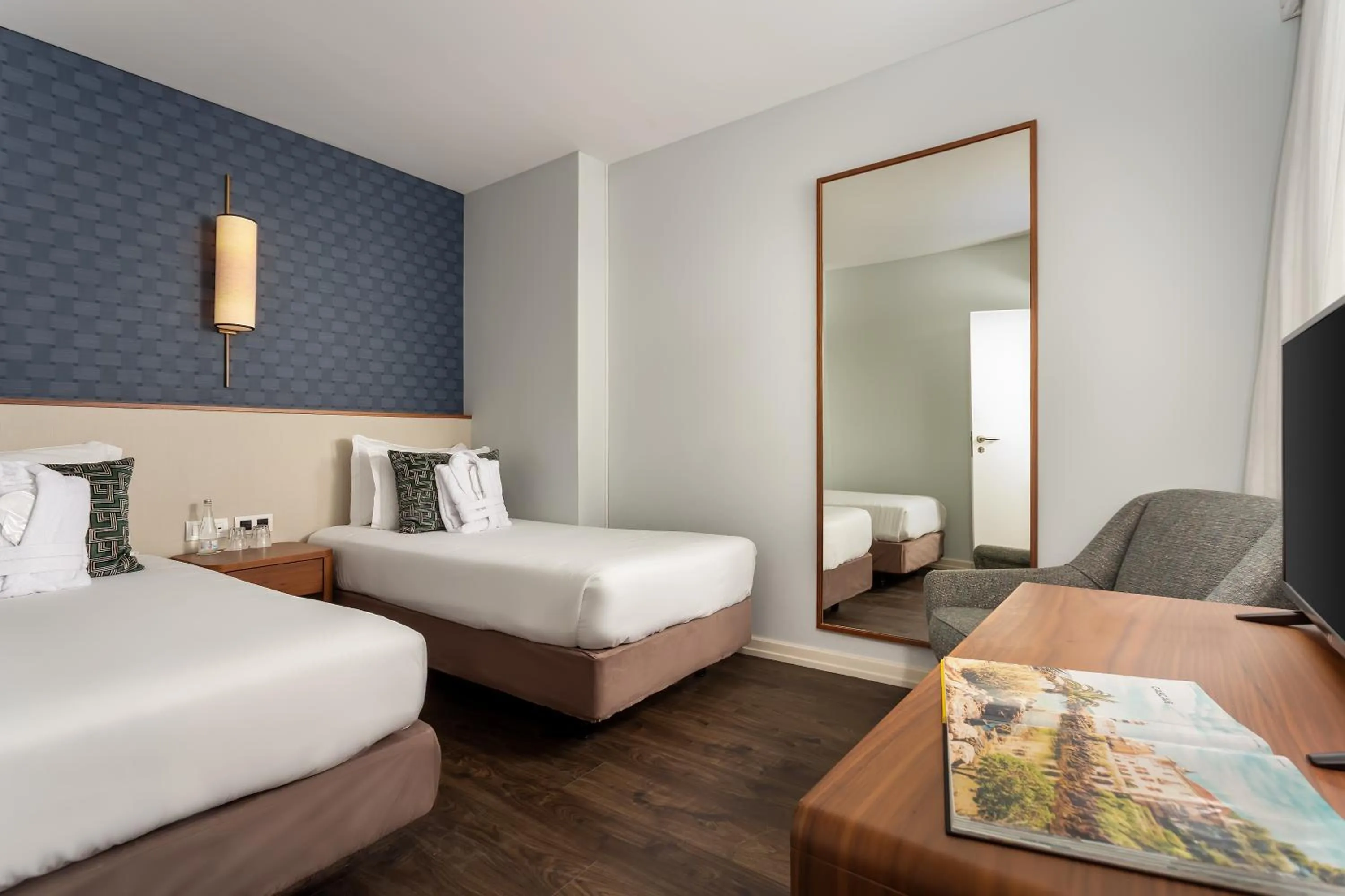 Bedroom, Bed in Hotel Baia