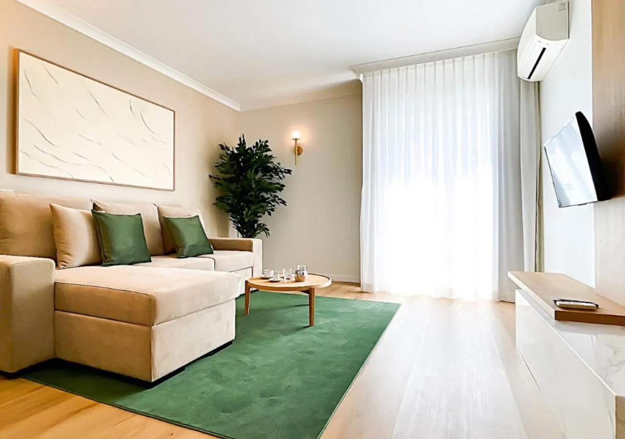 Living room, Bed in Santa Eulalia Hotel & Spa