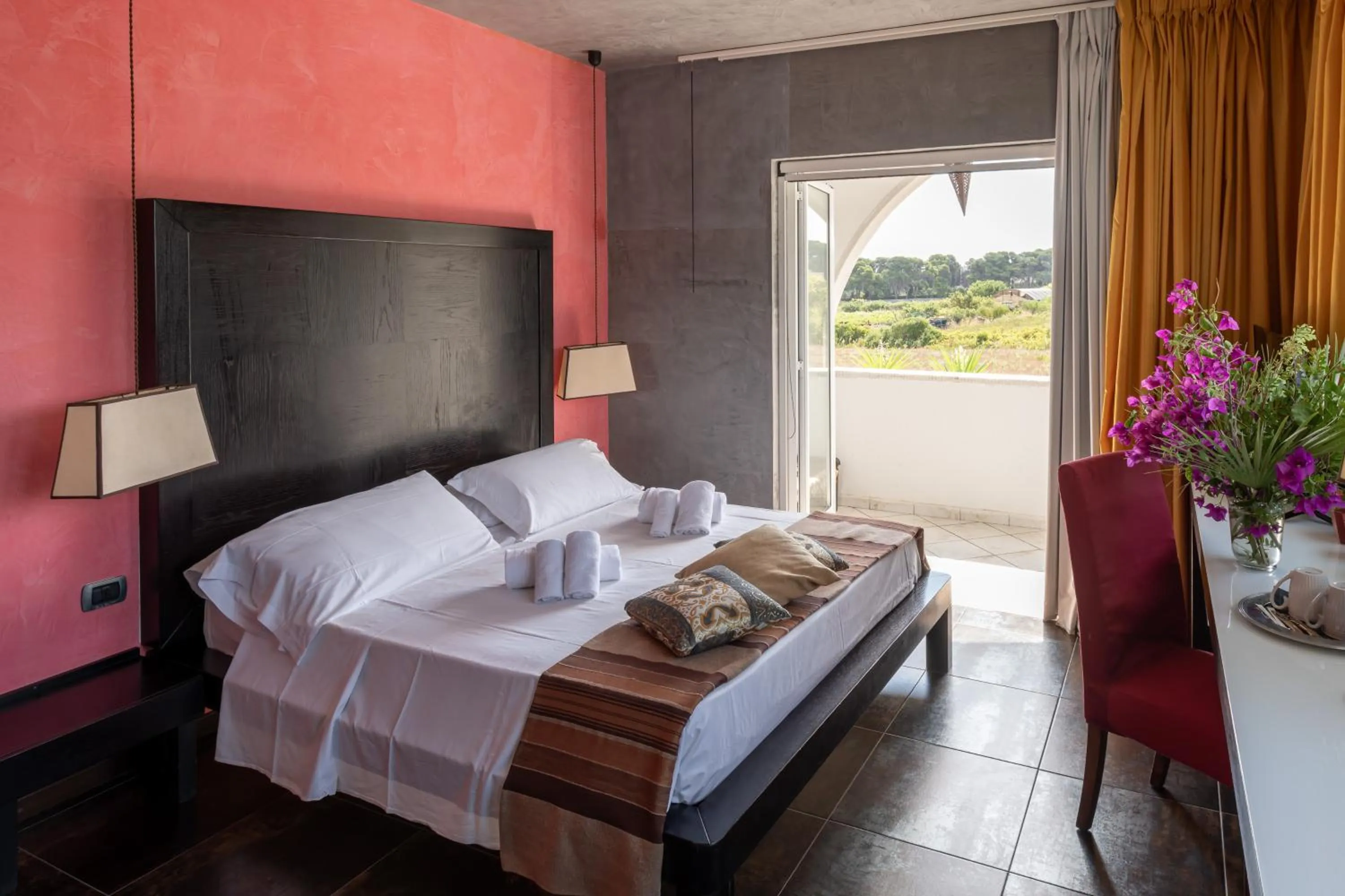 Bedroom in Amareclub Baia Dei Turchi Resort - Adults Only