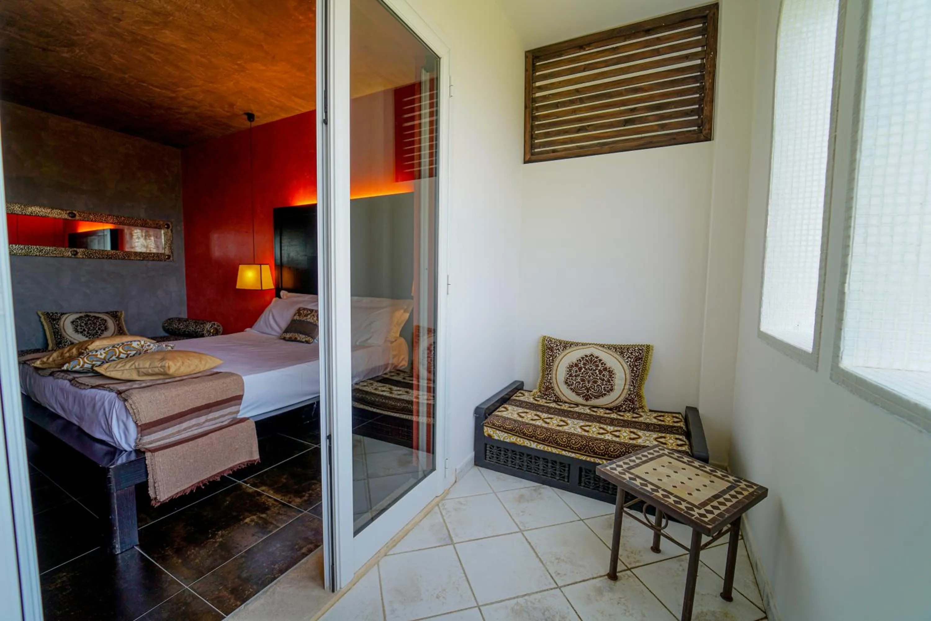 Balcony/Terrace in Amareclub Baia Dei Turchi Resort - Adults Only