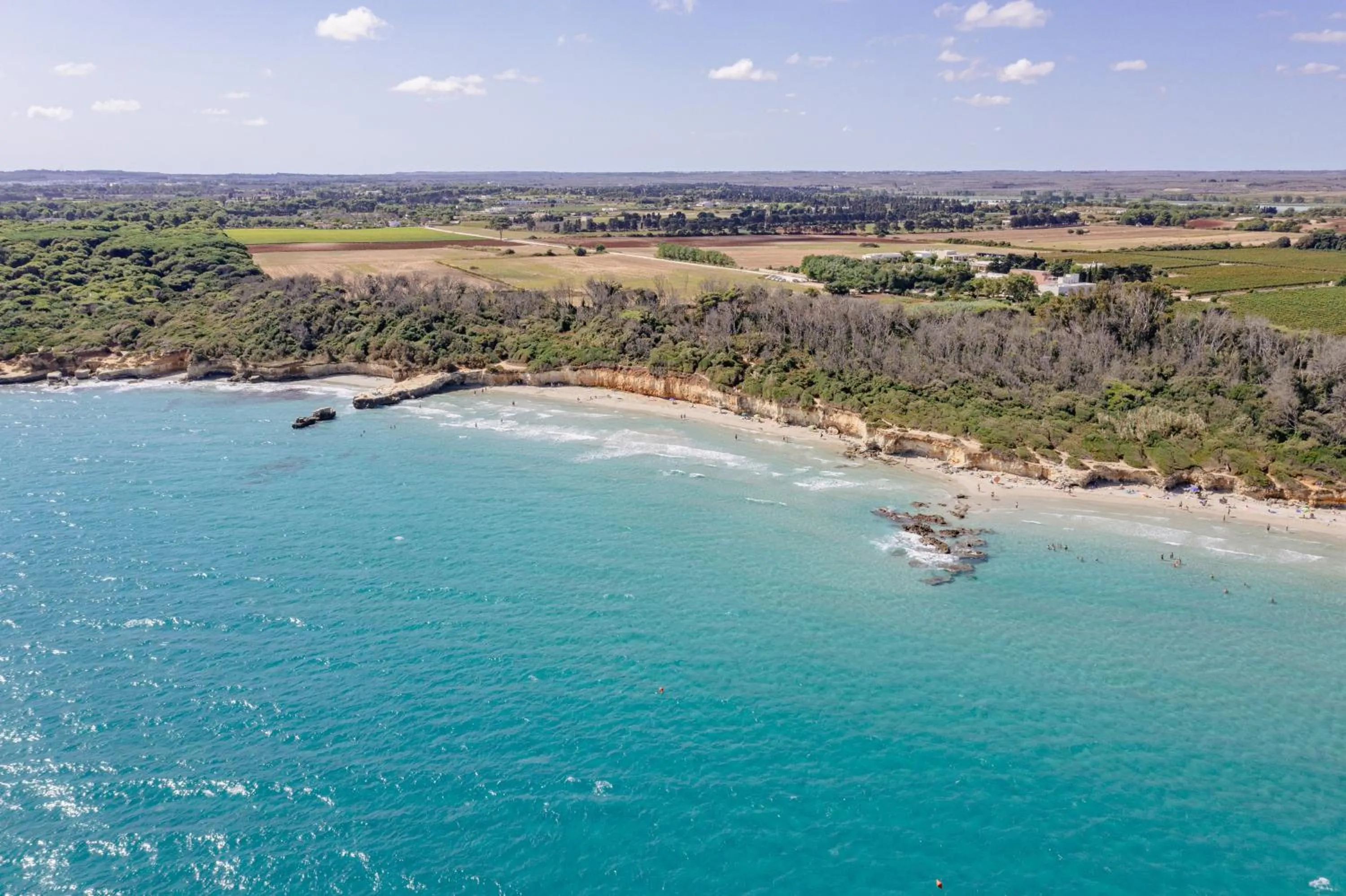 Beach in Amareclub Baia Dei Turchi Resort - Adults Only