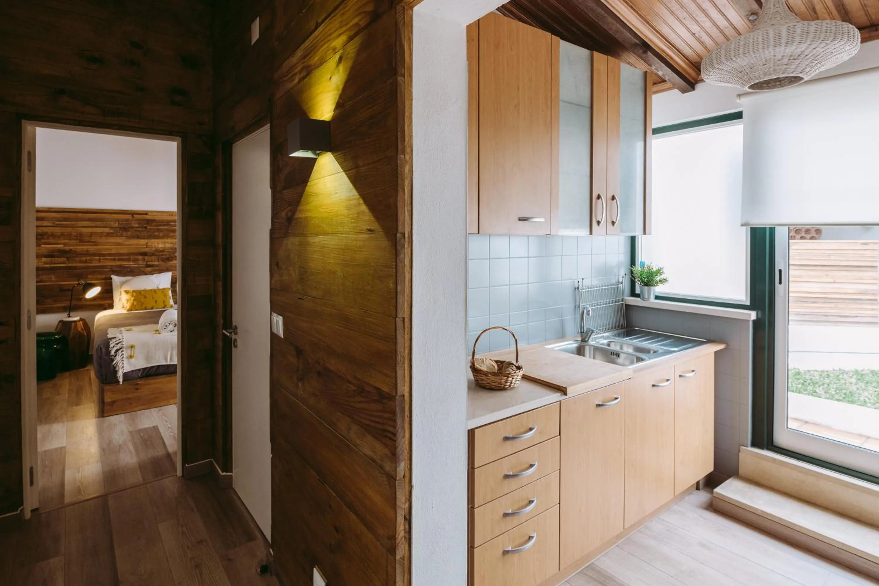 Kitchen or kitchenette, Bed in 19 Tile Ceramic Concept - by Unlock Hotels