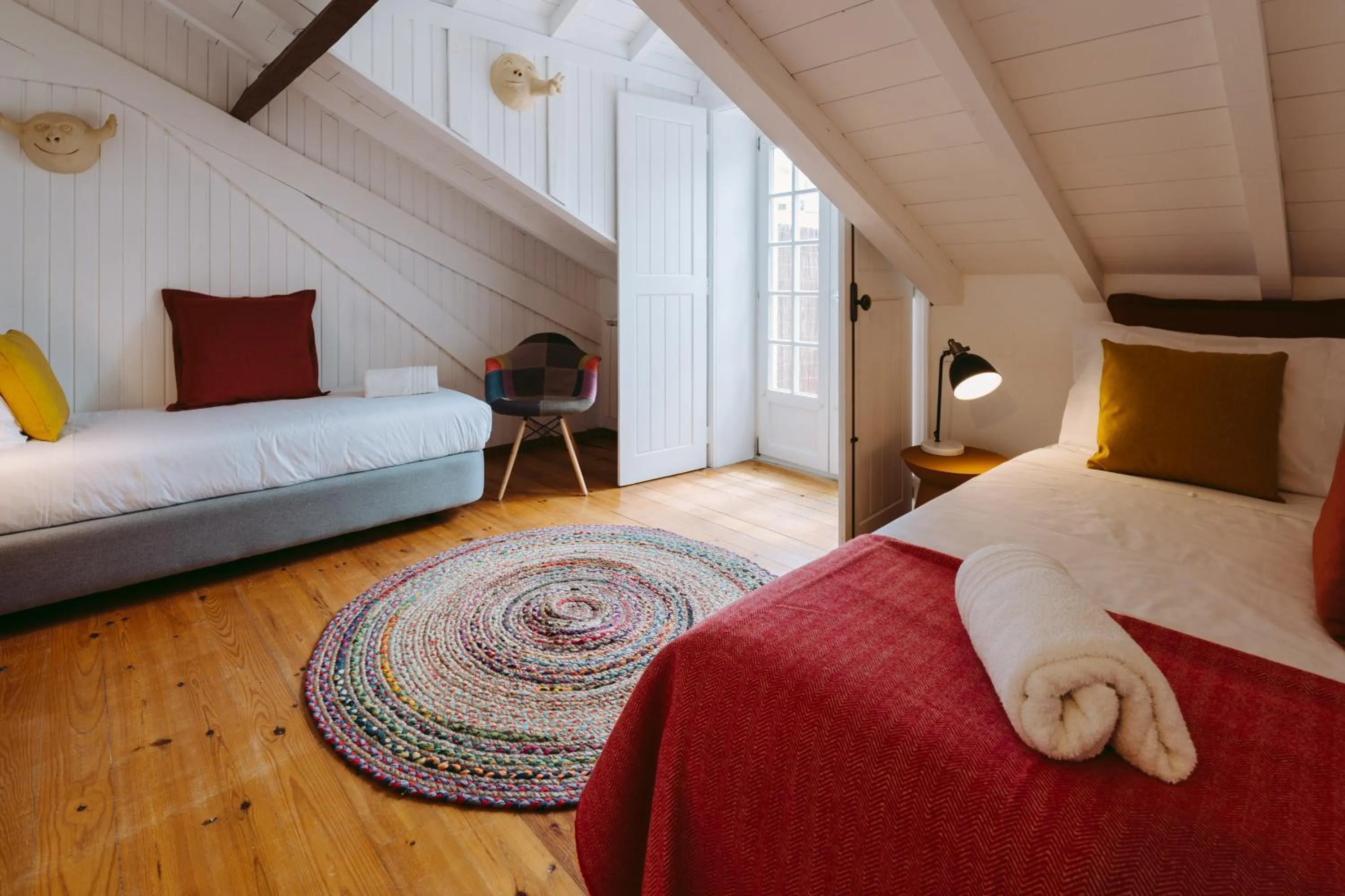 Bedroom, Bed in 19 Tile Ceramic Concept - by Unlock Hotels