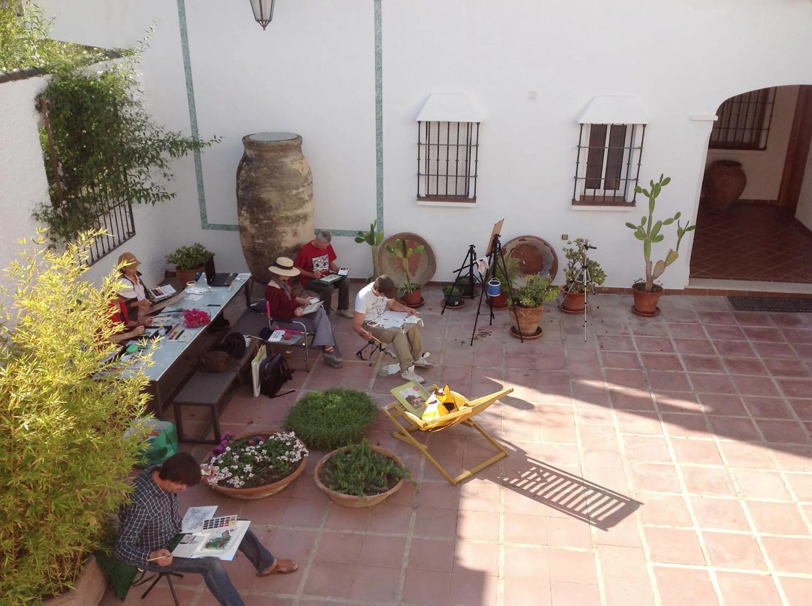 Patio in Apartamentos Turísticos La Mundial
