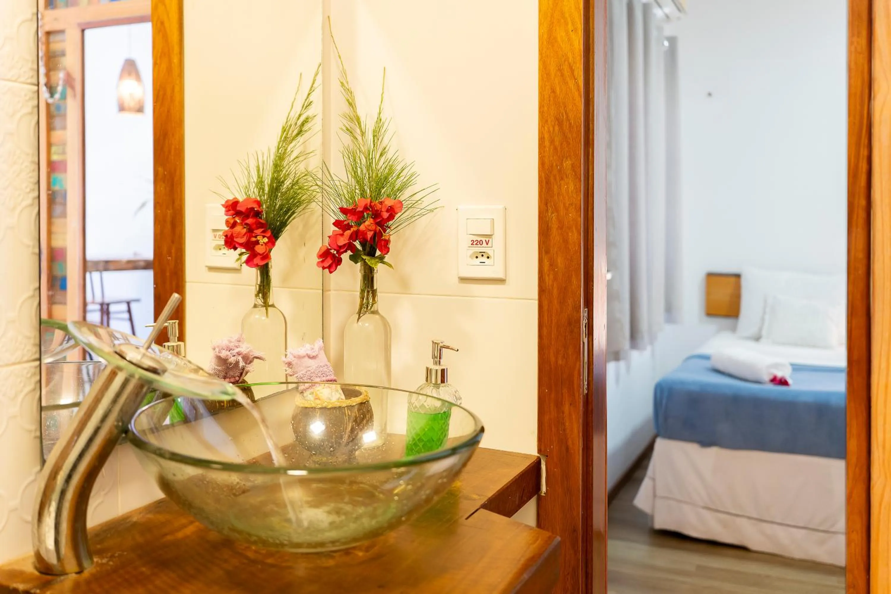 Bed in Villa Água de Coco