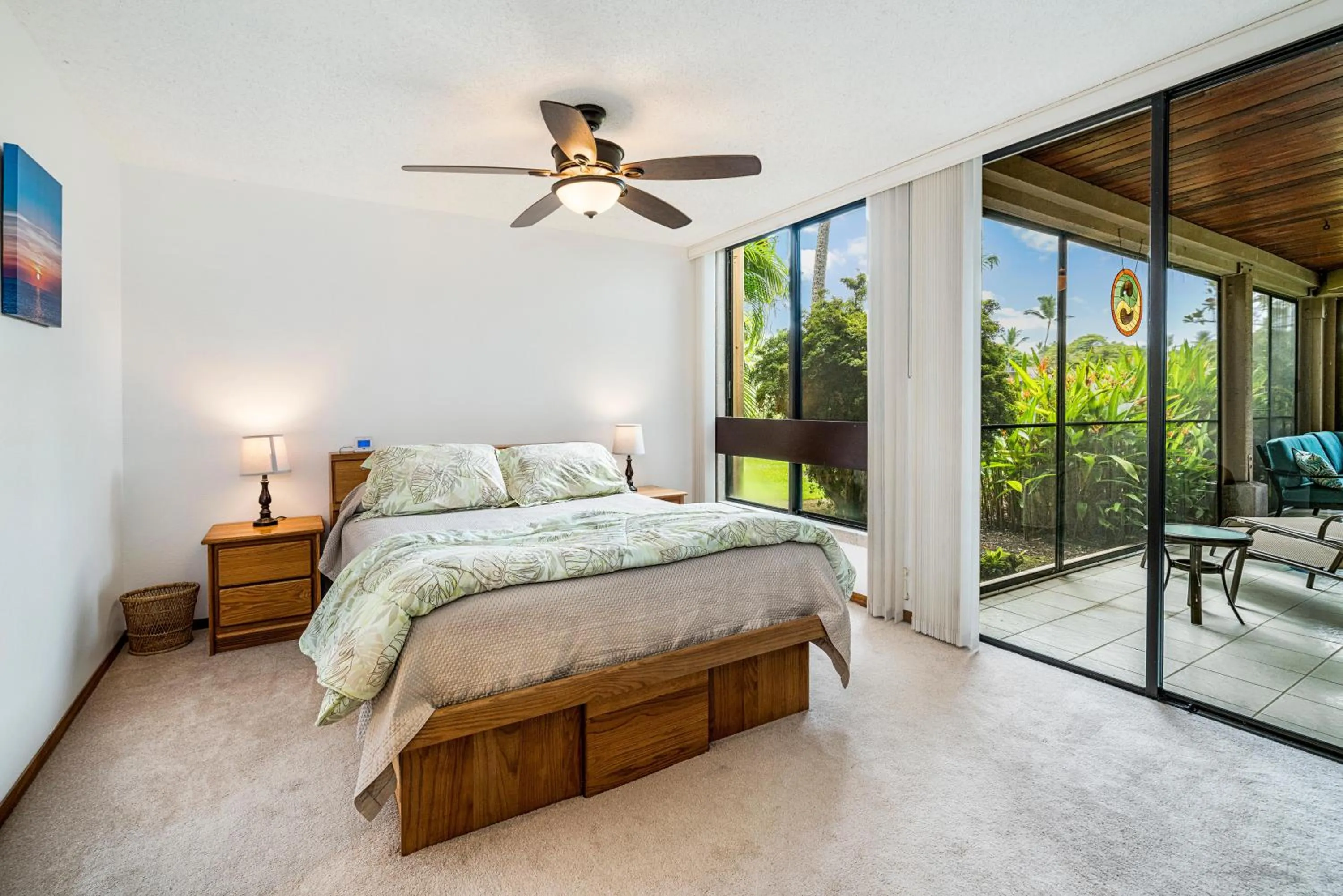 Bed in Keauhou Kona Surf & Racquet Club #6-104