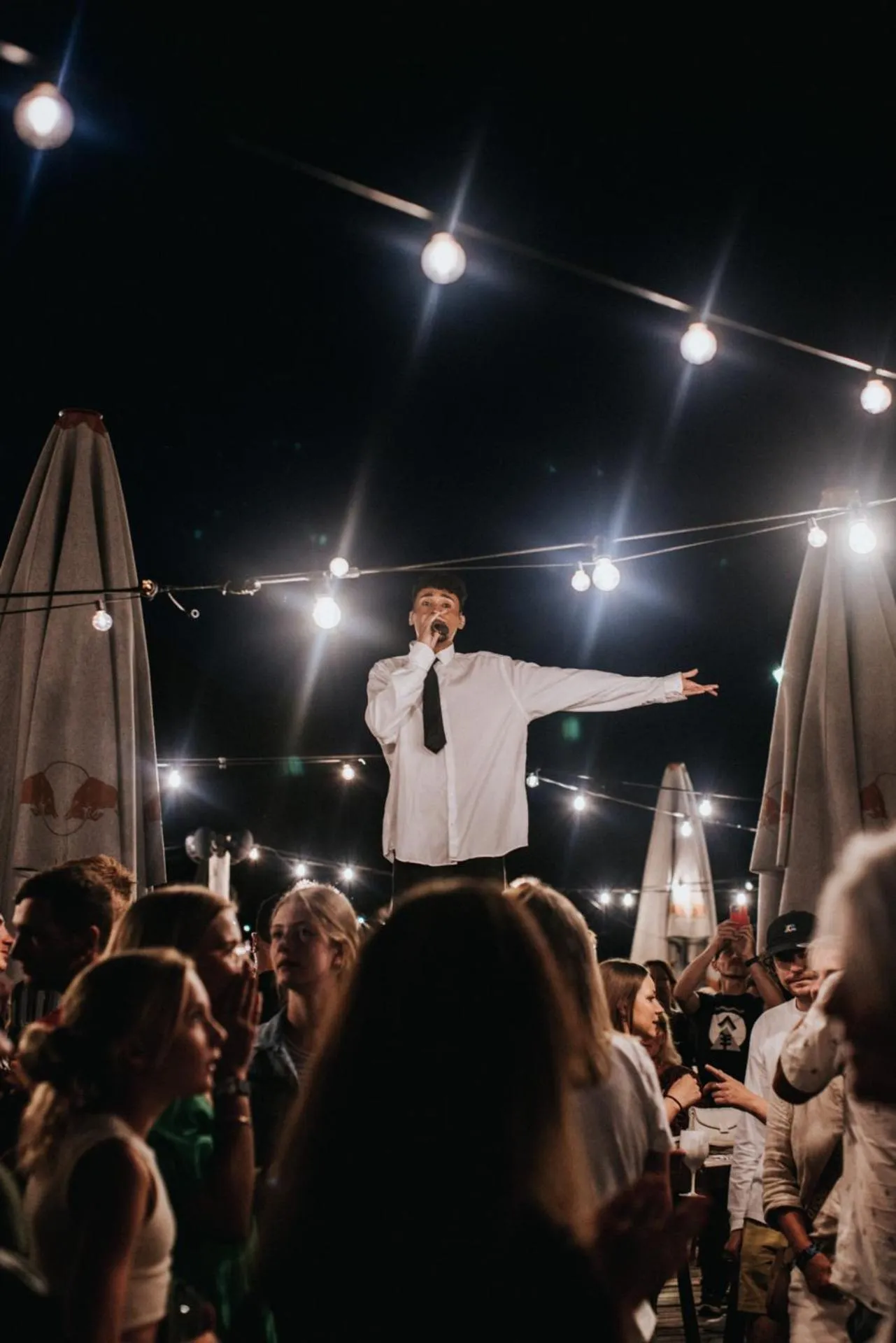 Patio in La Folie Douce Hotels Chamonix