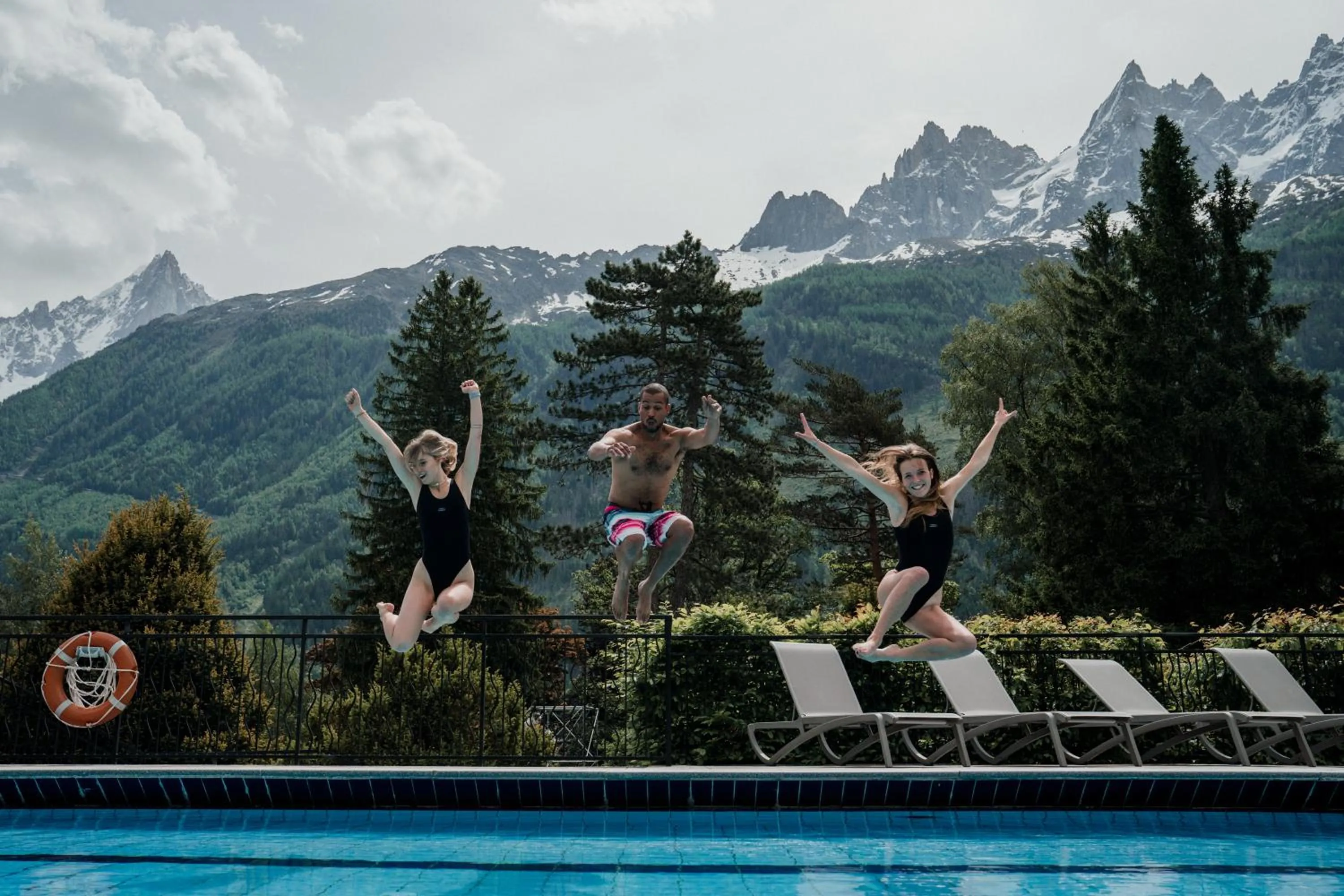 People in La Folie Douce Hotels Chamonix