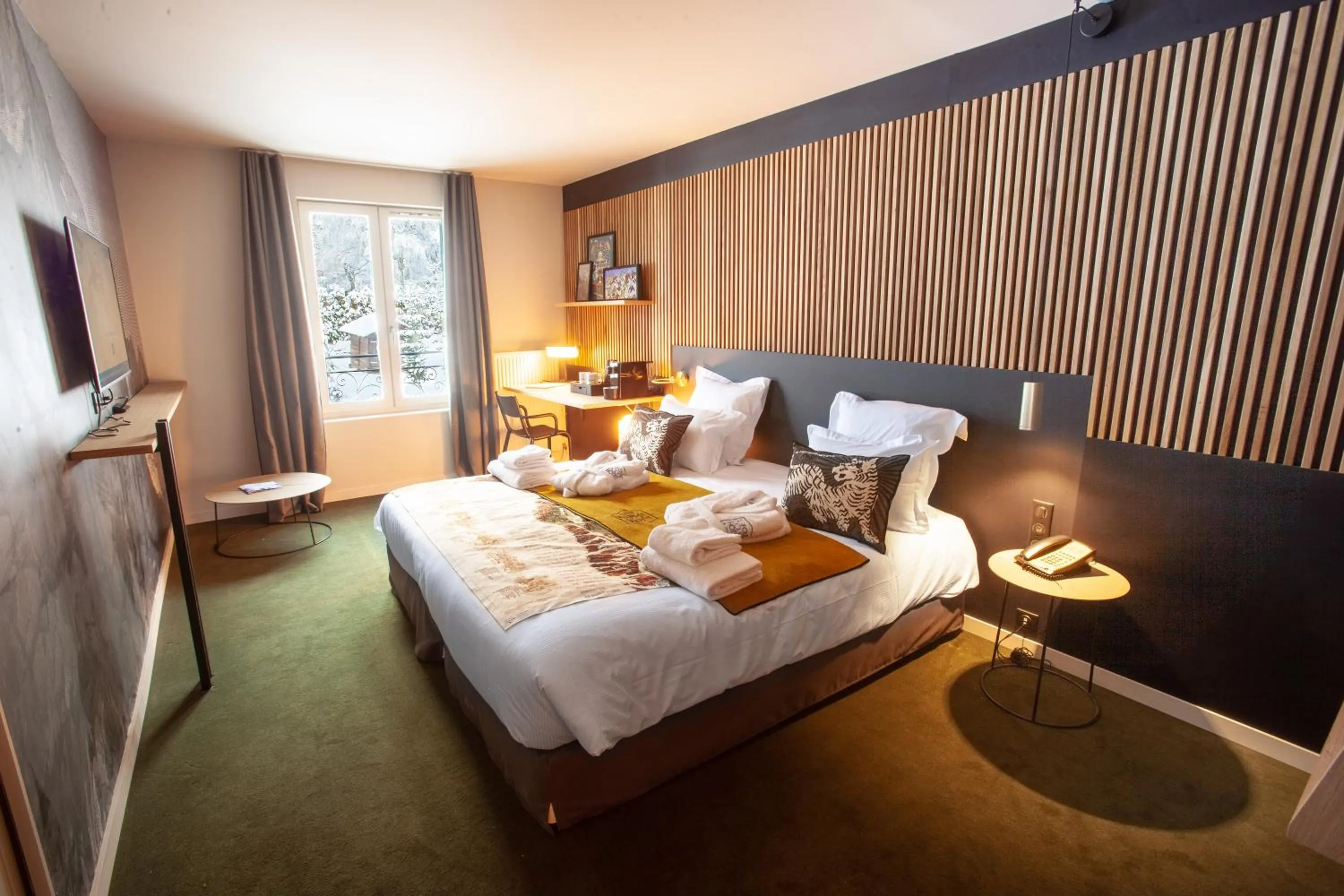 Photo of the whole room, Bed in La Folie Douce Hotels Chamonix