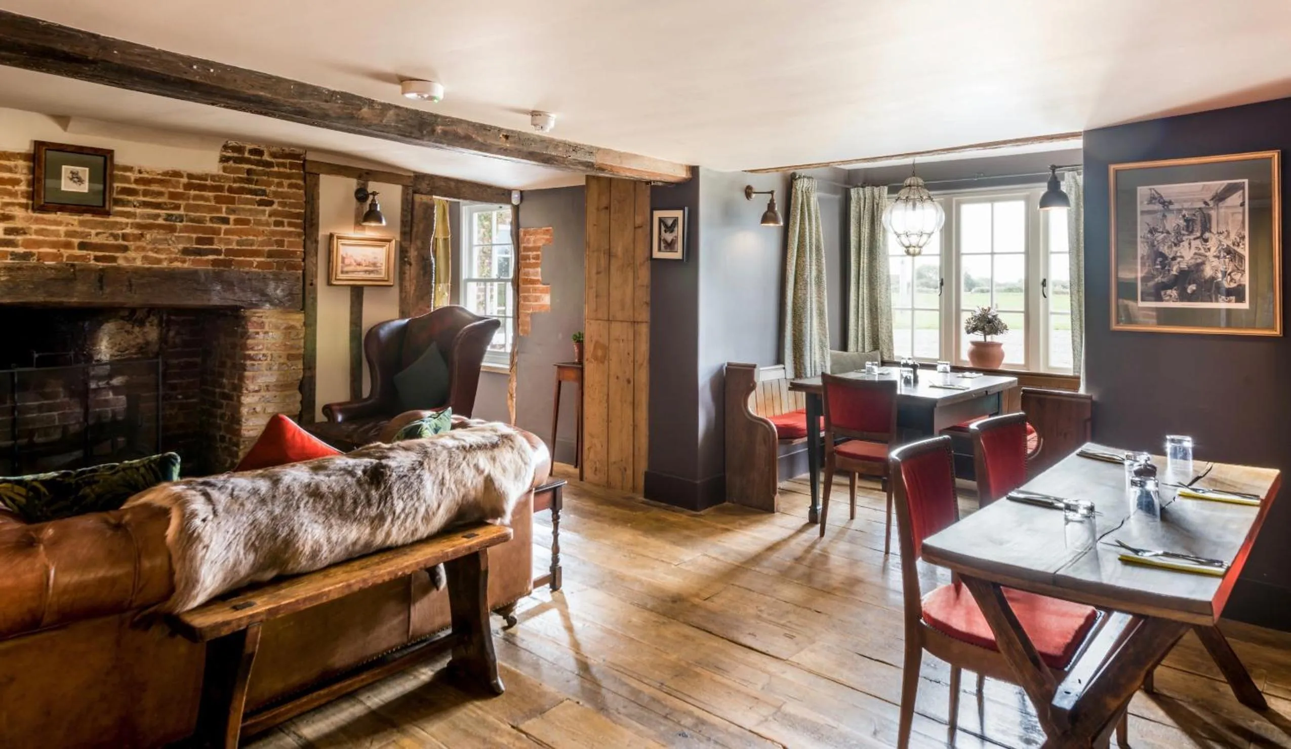 Dining area in The Brisley Bell