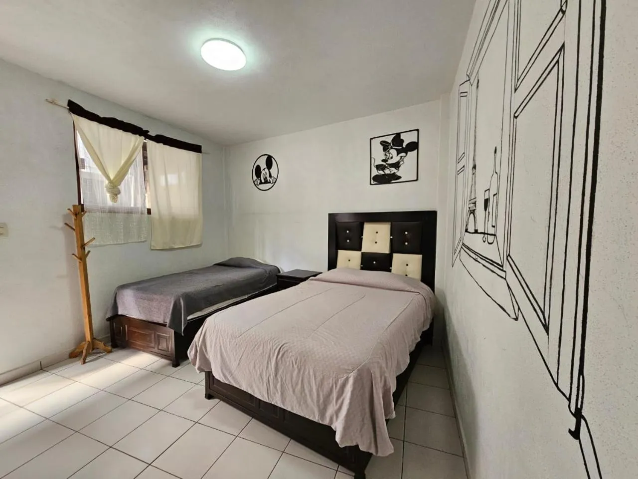 Bed in Hotel posada Juquila