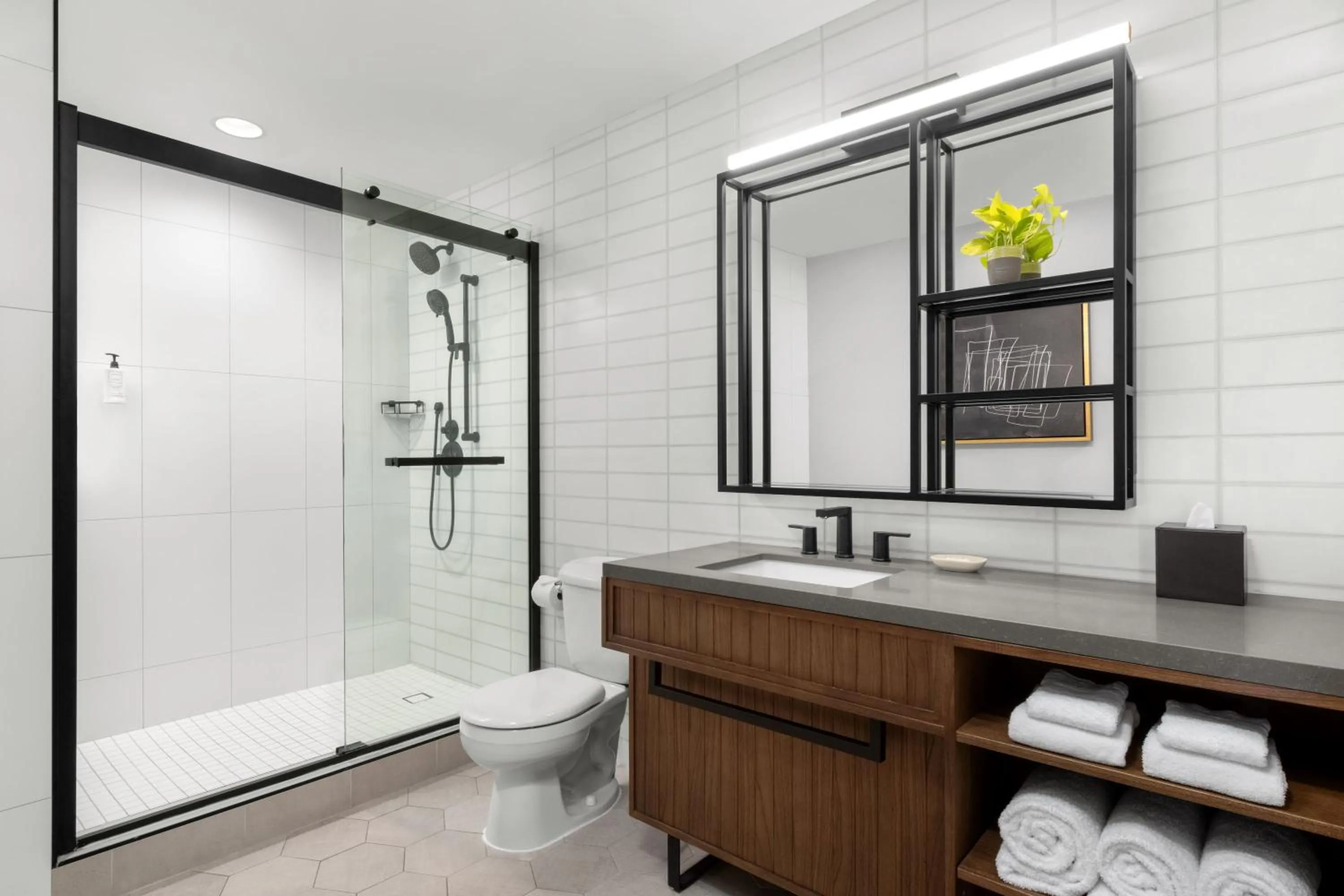 Shower in Napa Winery Inn