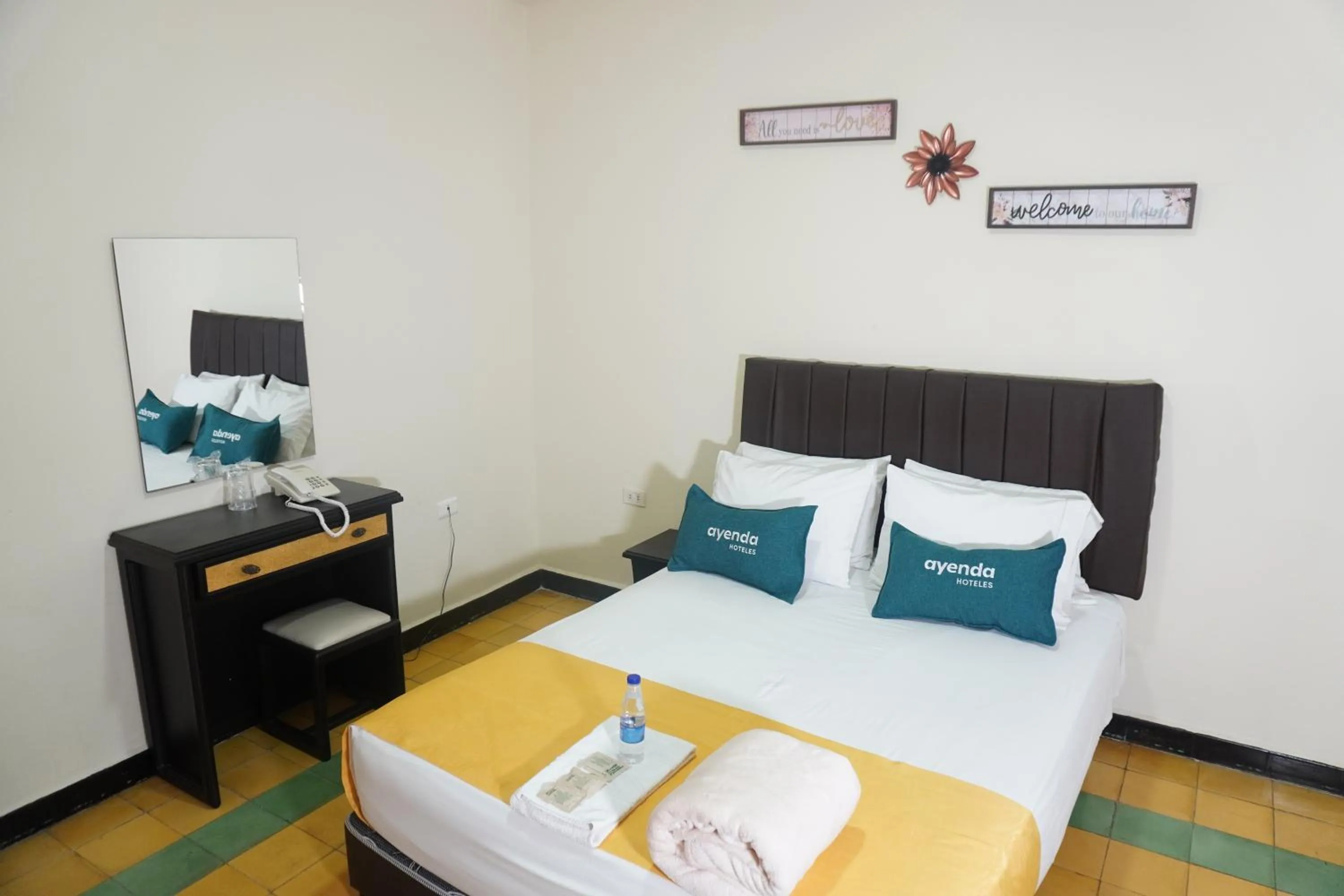 Bed in Hotel El Andino