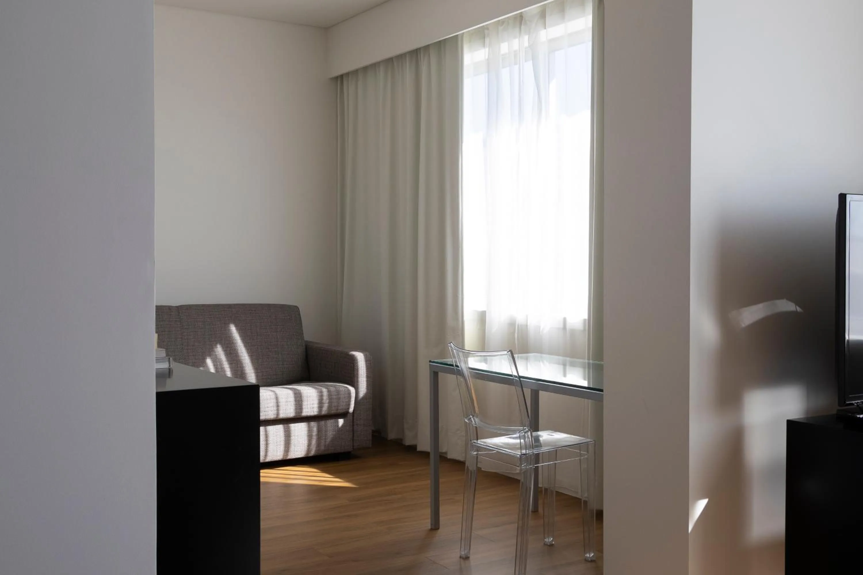 Seating area, Bed in Hotel Flor De Sal