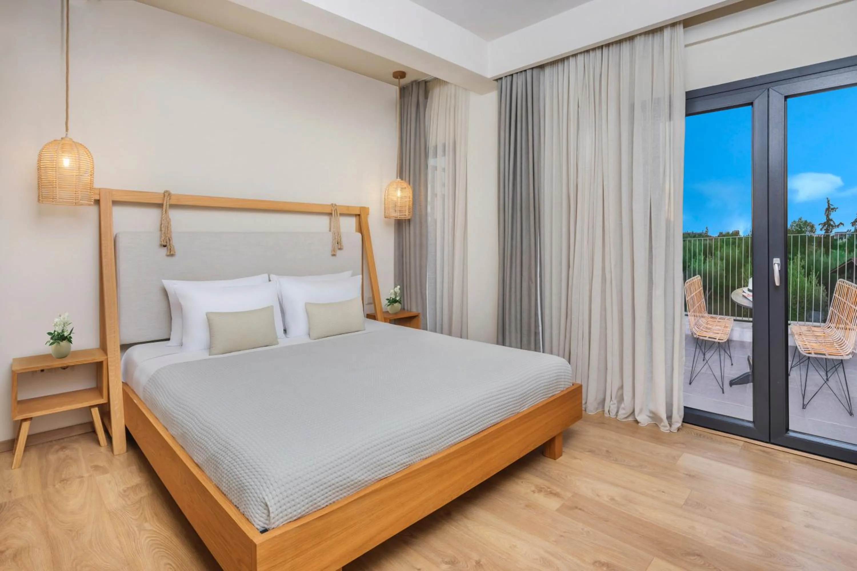 View (from property/room), Bed in Elies 33 Bio Retreat