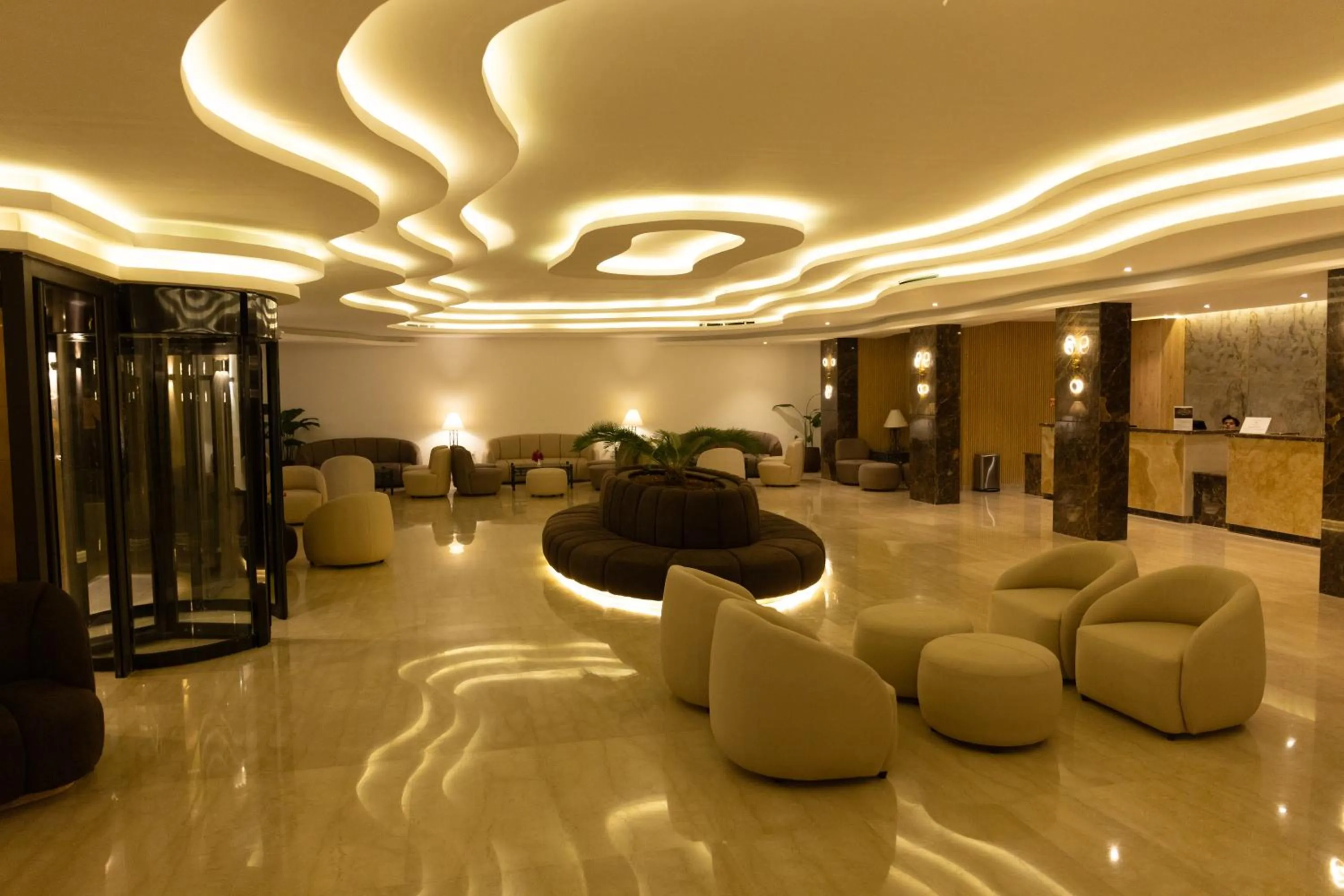 Lobby or reception in Petra Palace Hotel