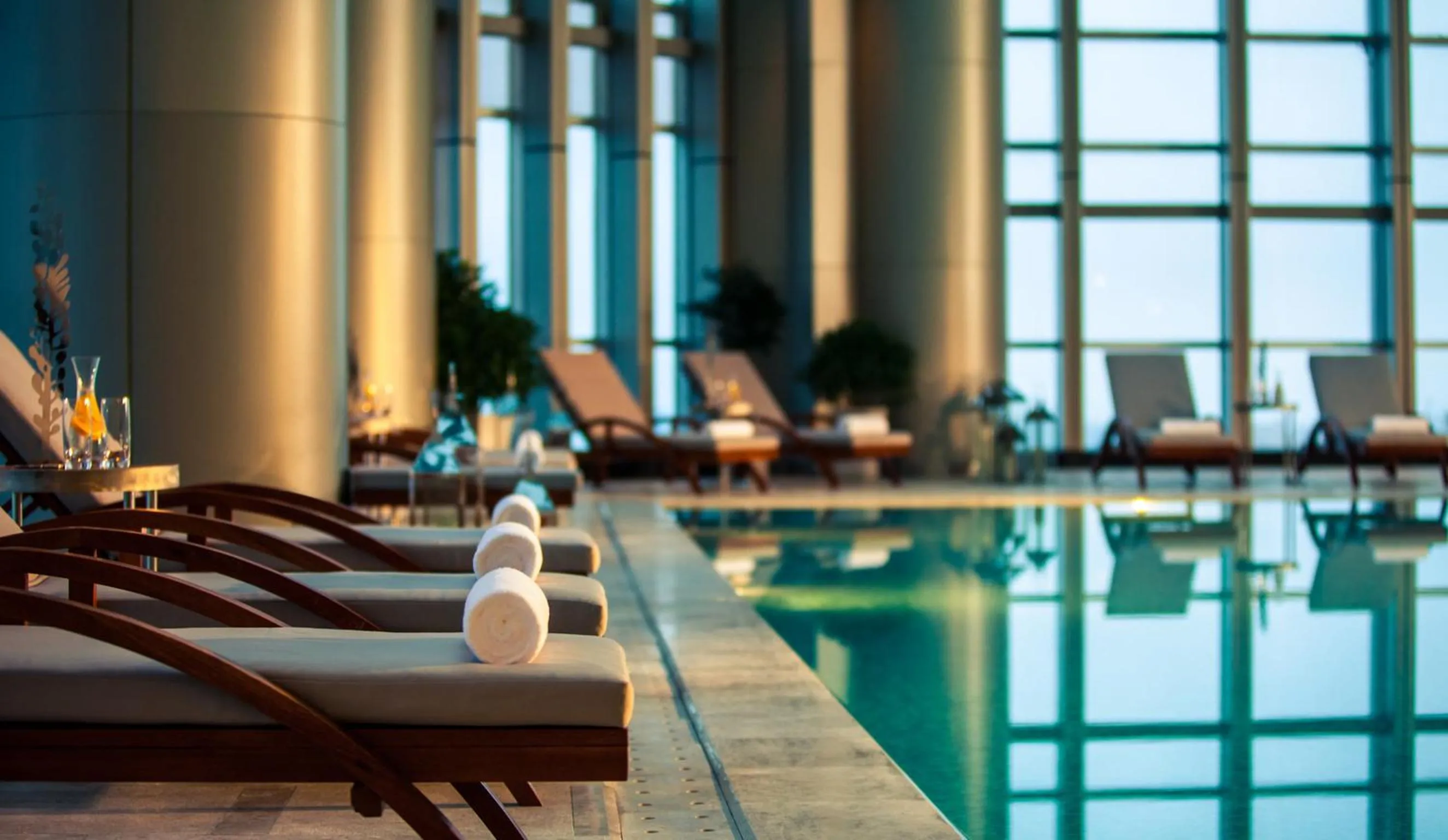 Swimming pool in Renaissance Huizhou Hotel