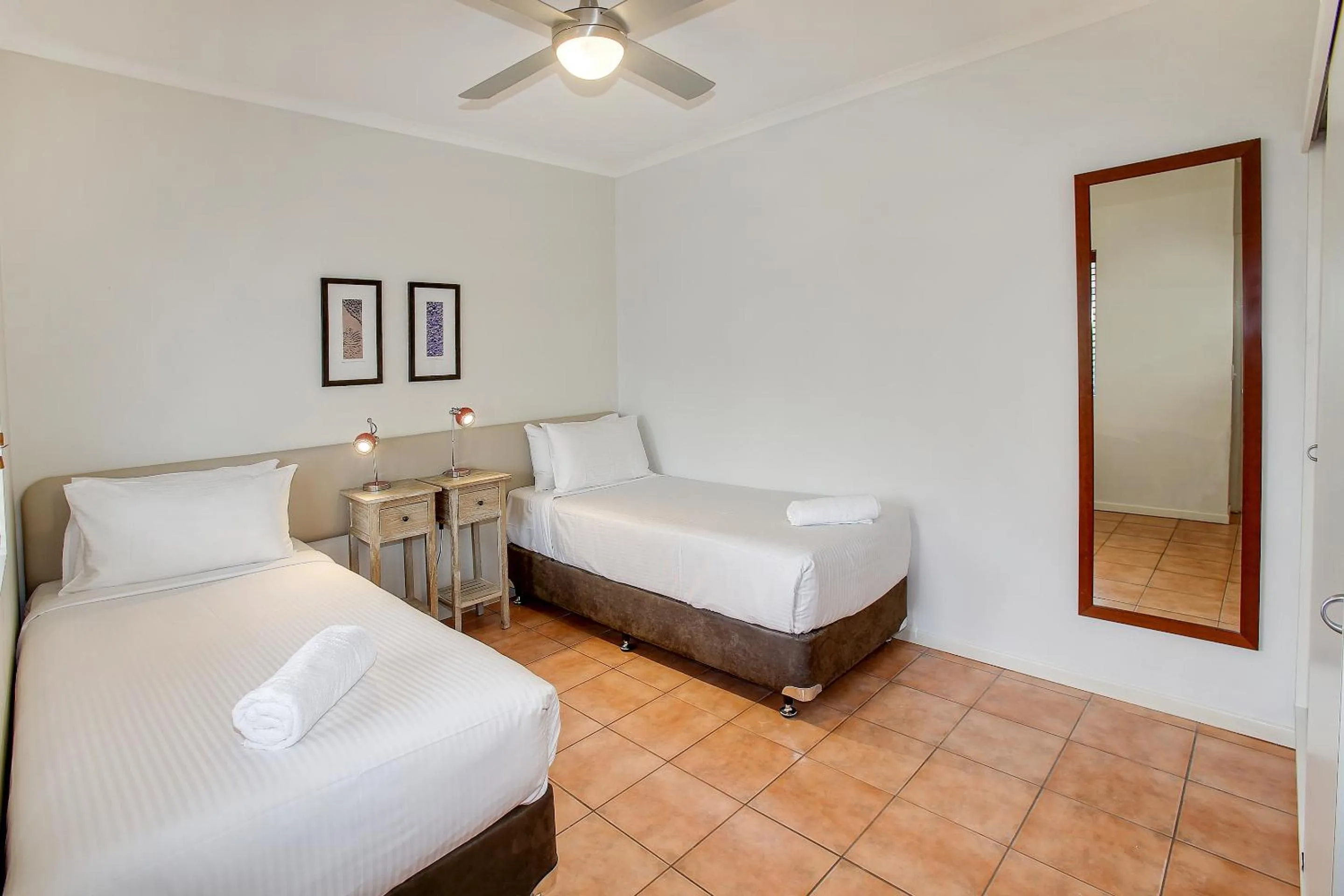 Bed in Rimini Holiday Apartments