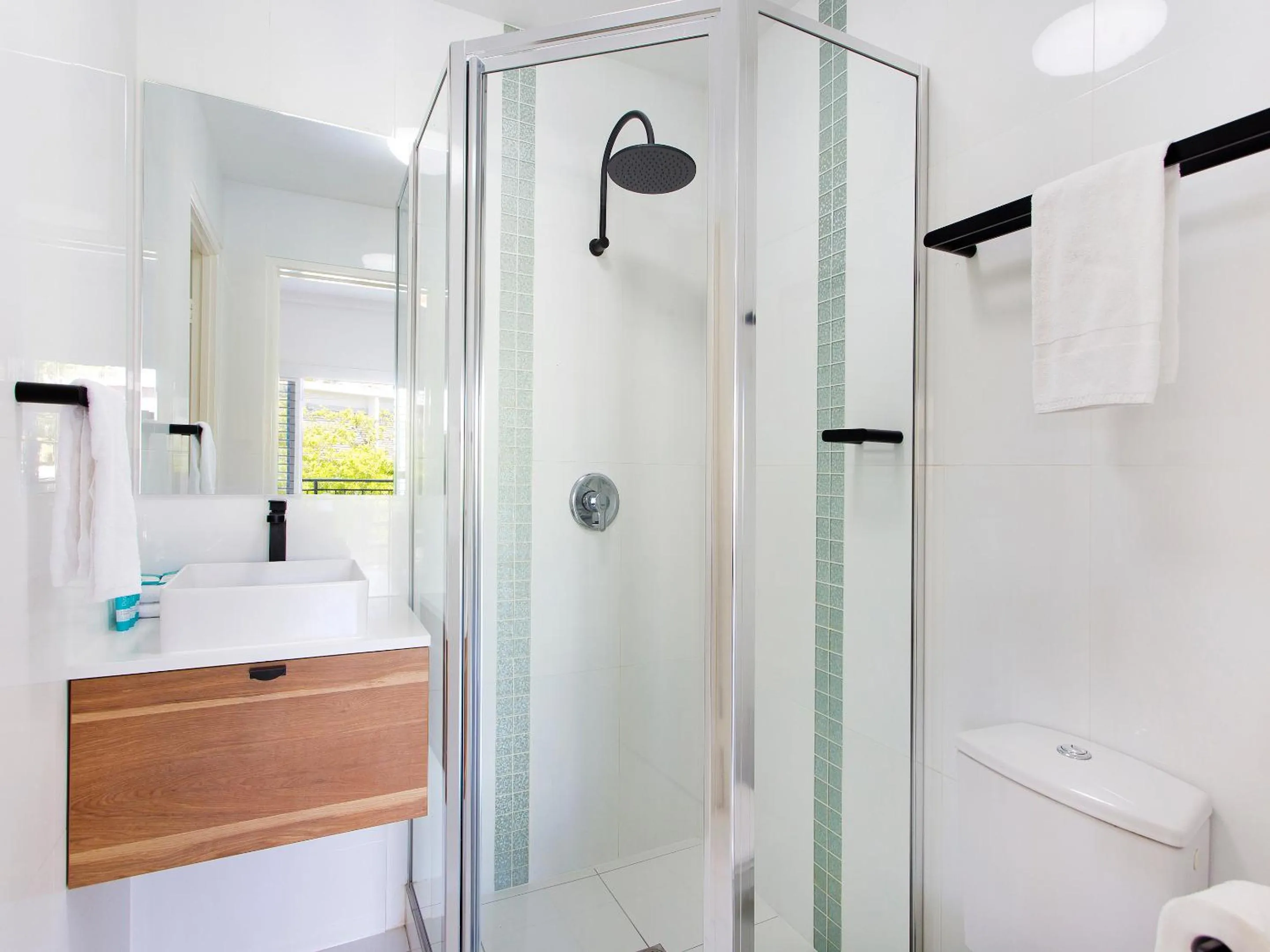 Shower in Rimini Holiday Apartments