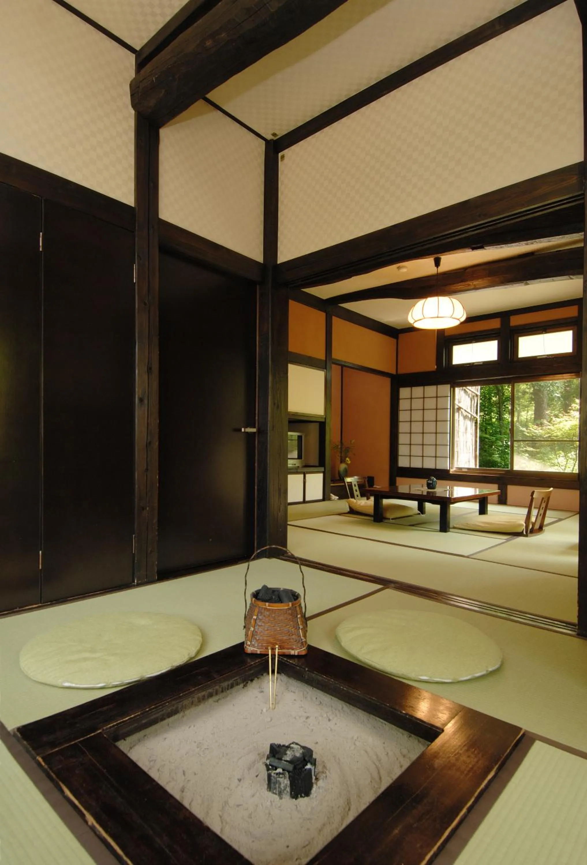 Seating area in Katsuragi no Sato