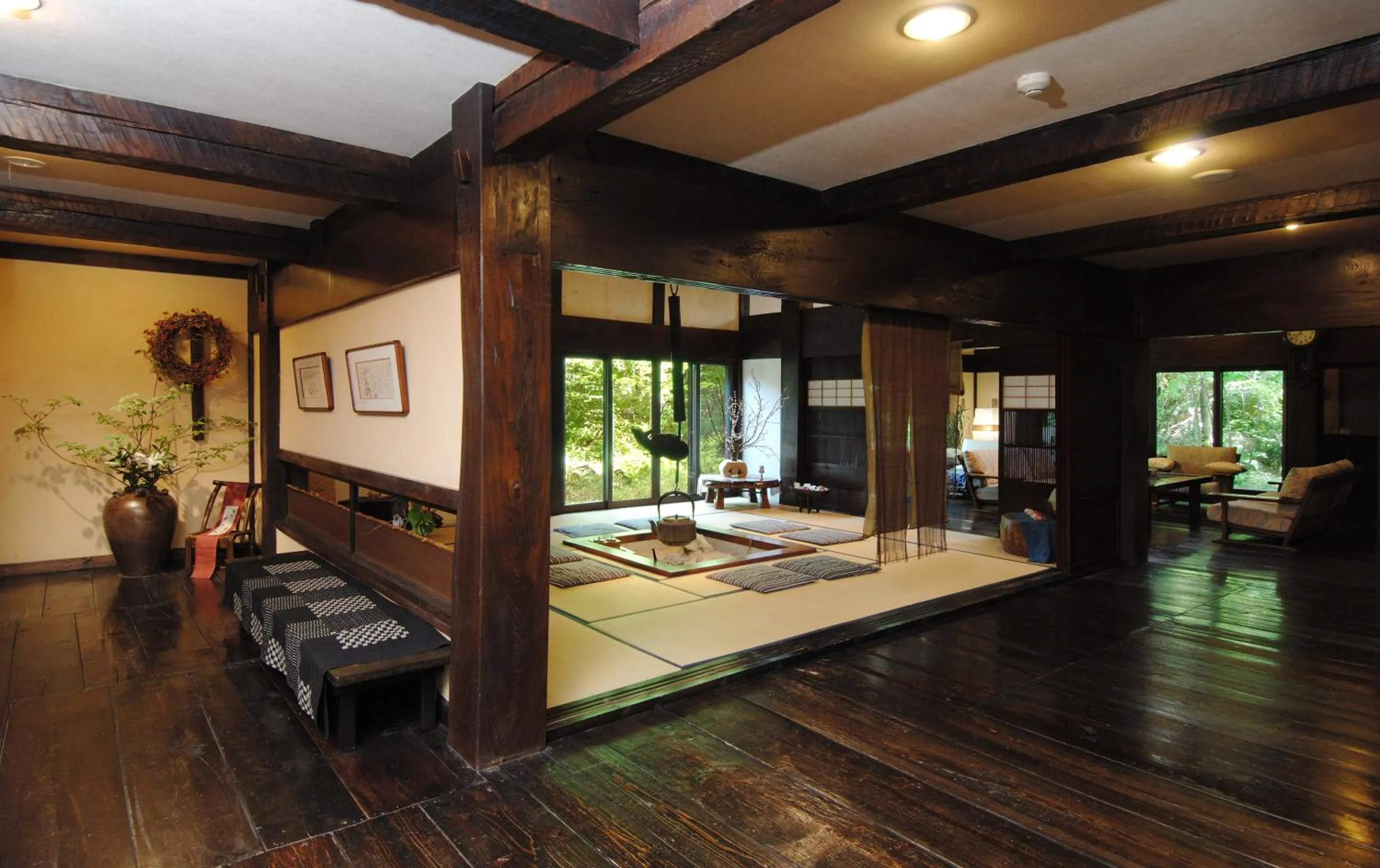 Lobby or reception in Katsuragi no Sato