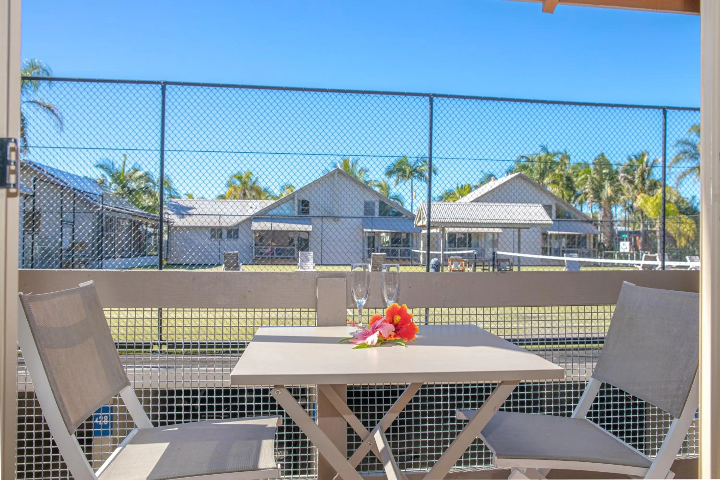 Patio in The Islander Noosa Resort