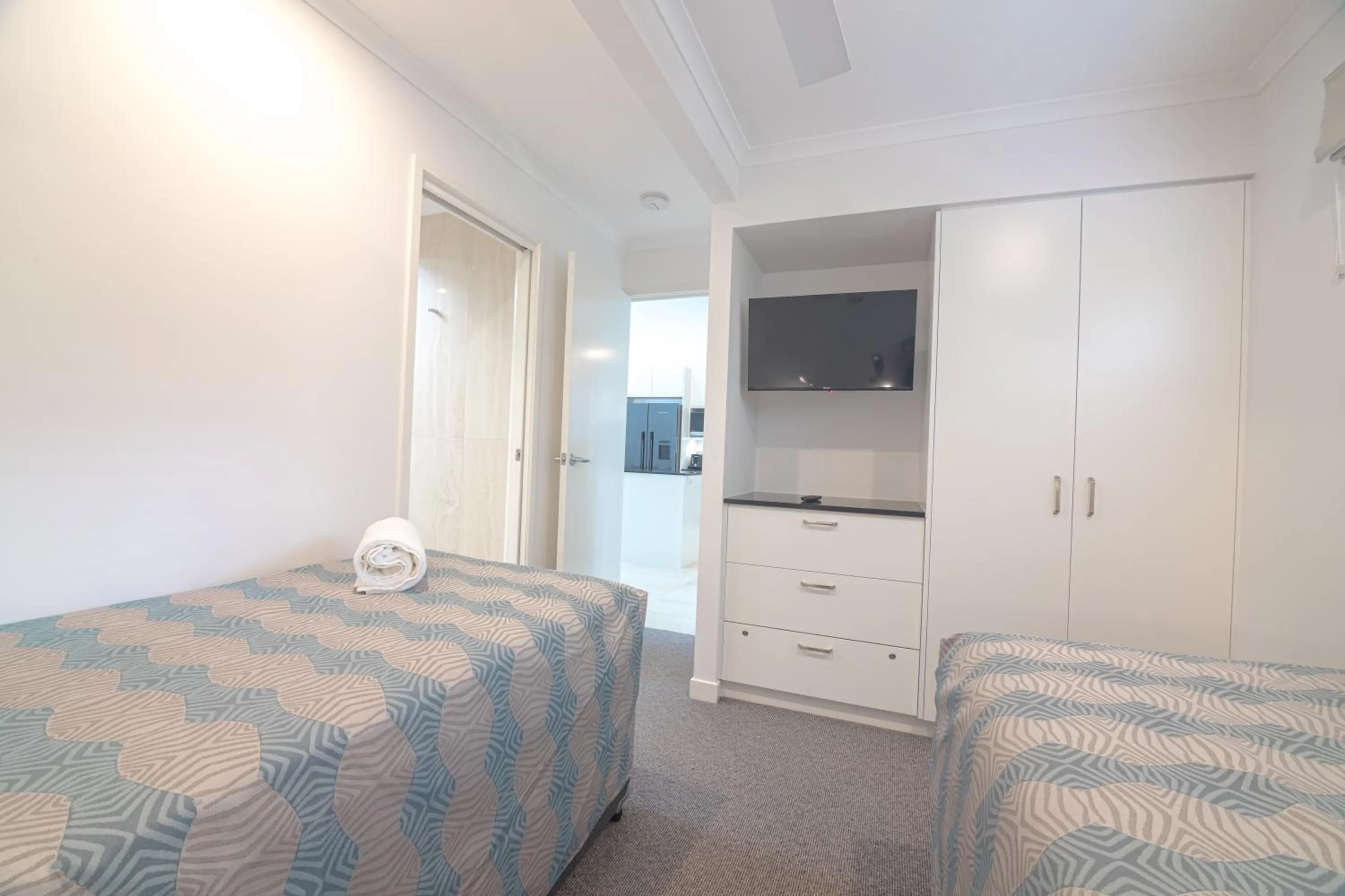 Bed in The Islander Noosa Resort