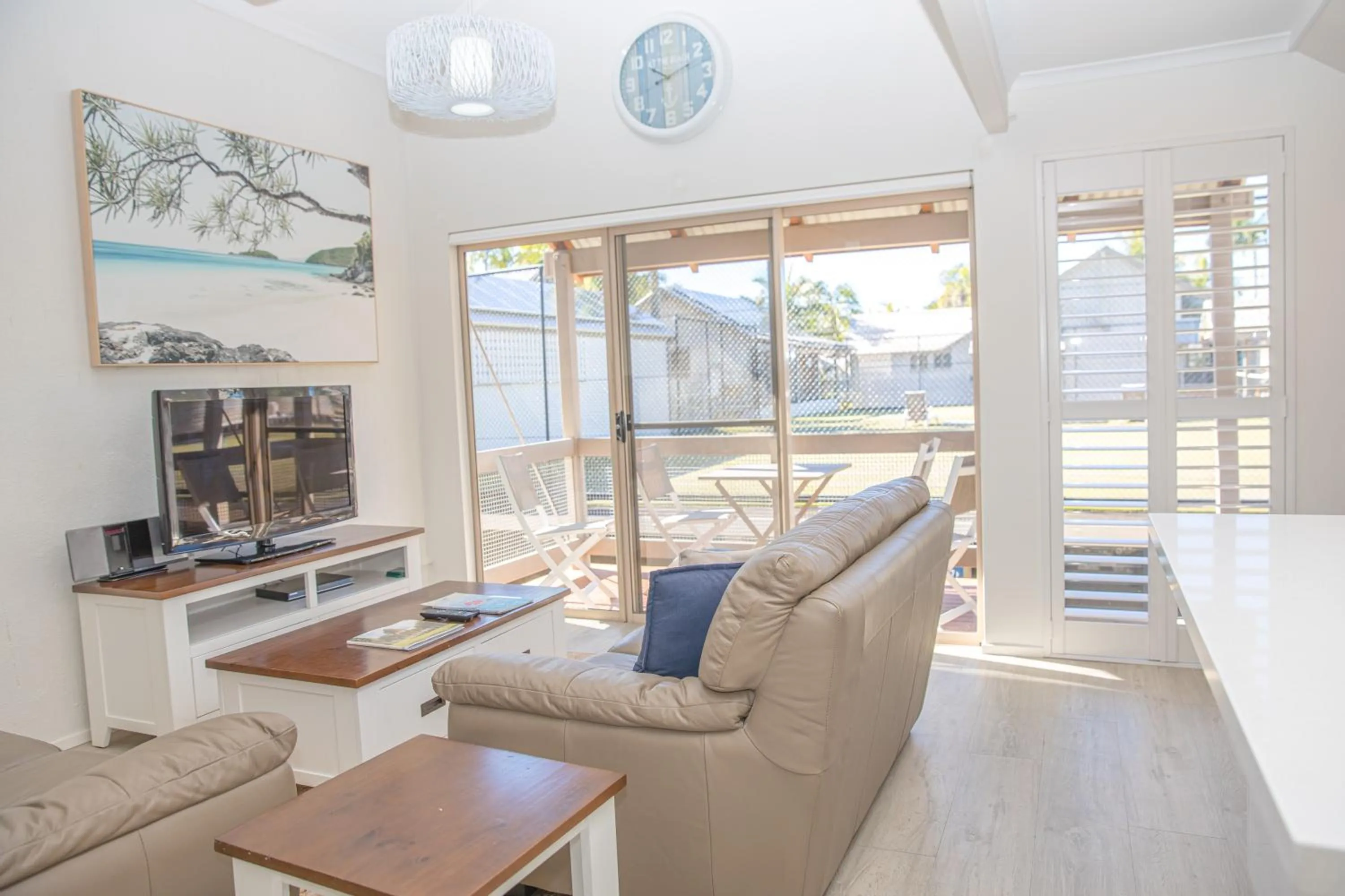 Patio in The Islander Noosa Resort
