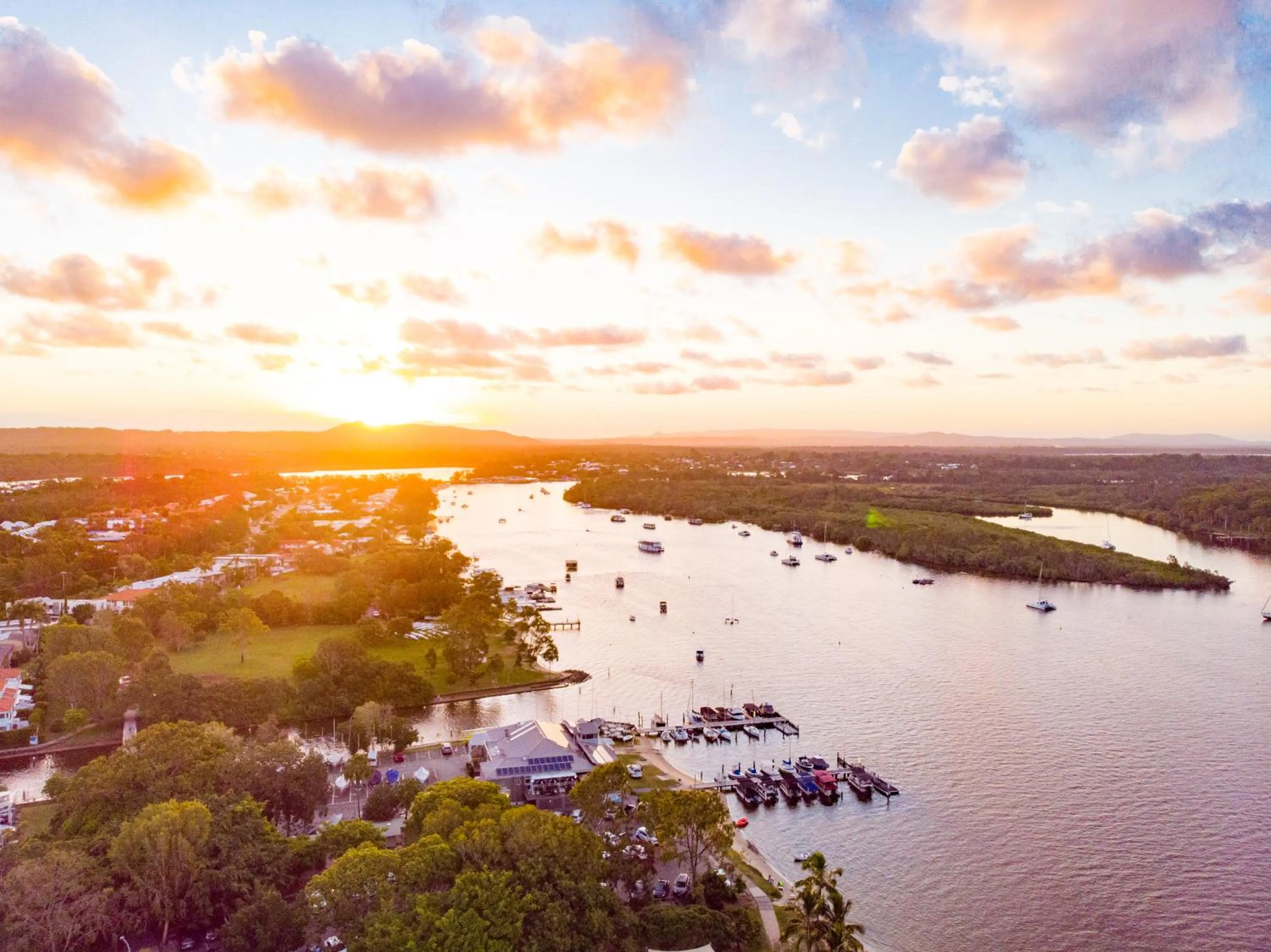 River view in The Islander Noosa Resort
